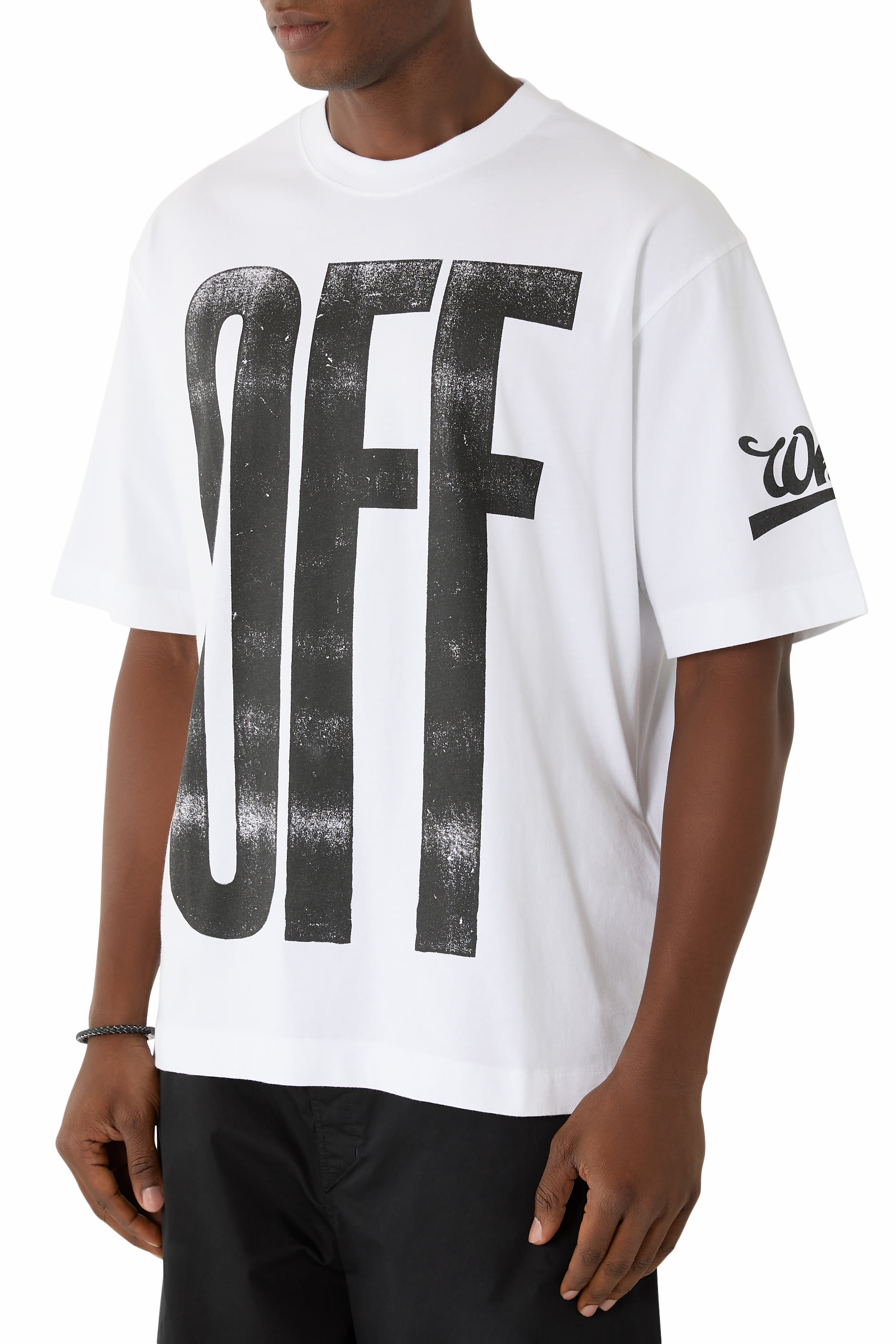  Big Off Diagonal Skate Logo T-Shirt