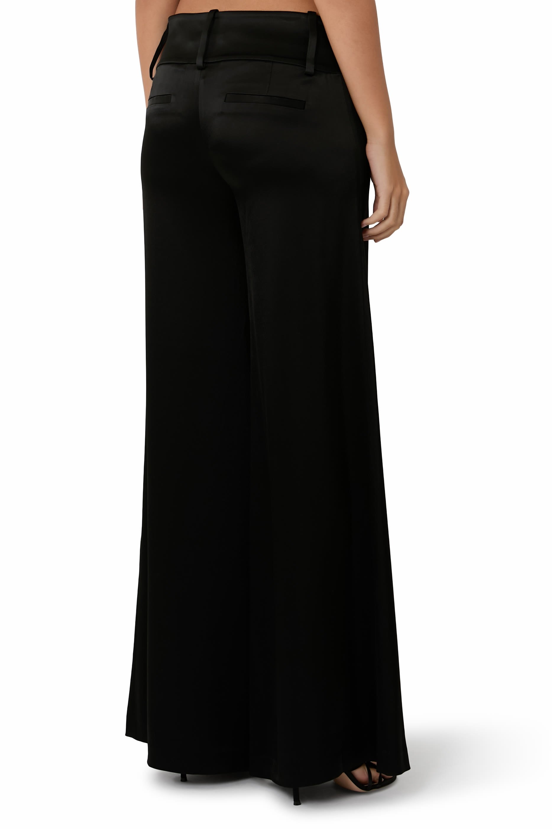 Olivia Satin Wide Leg Pants