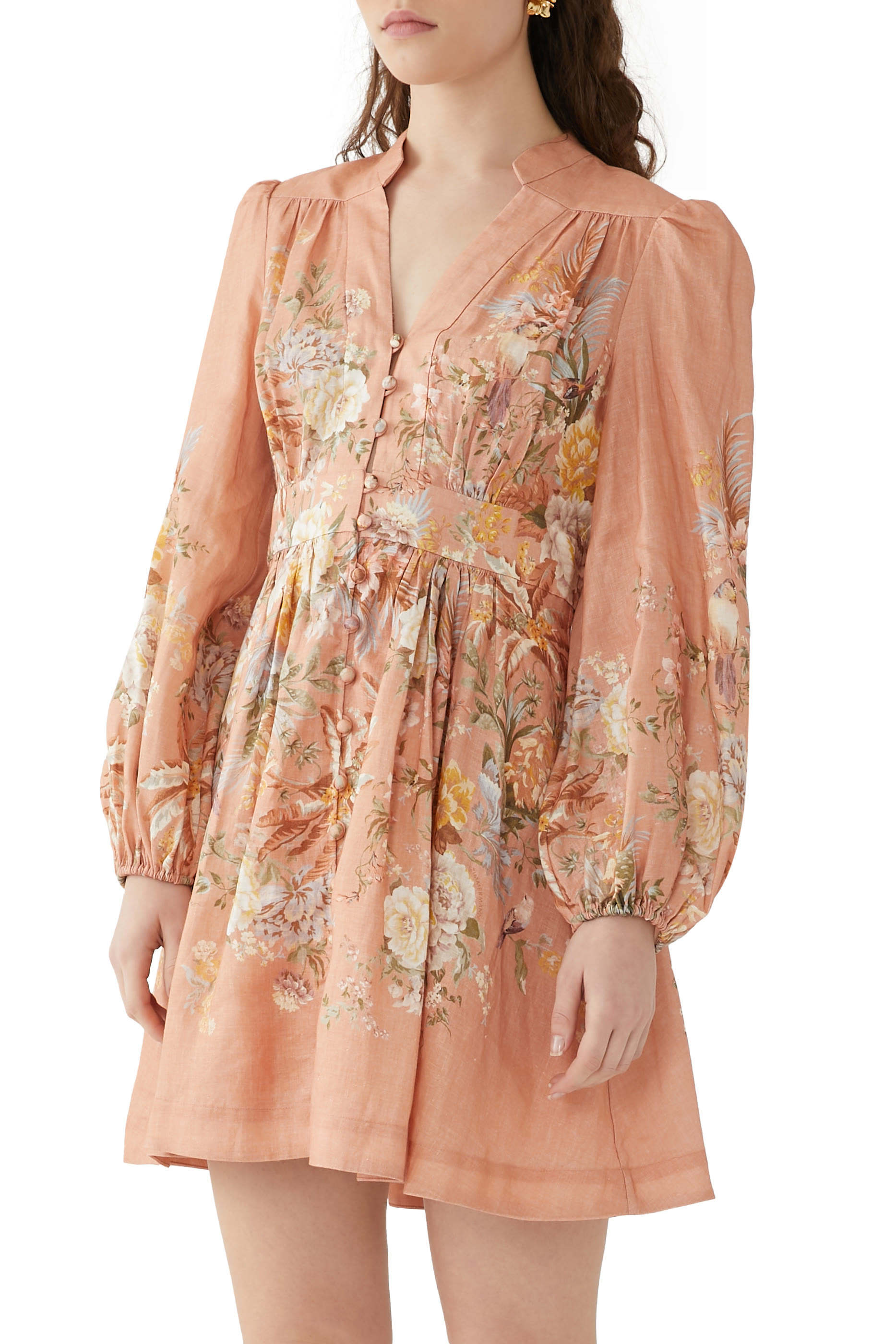 Tallow Plunge Mini Dress