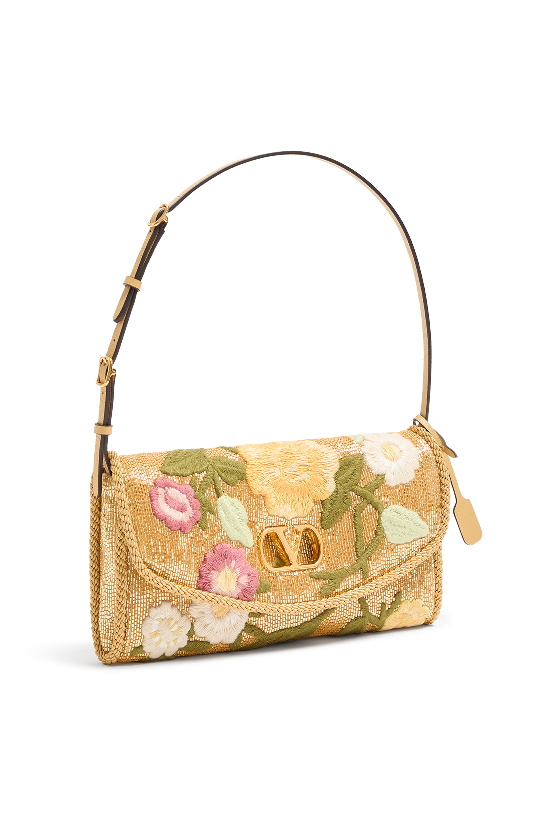 DeVain Small Embroidered Shoulder Bag