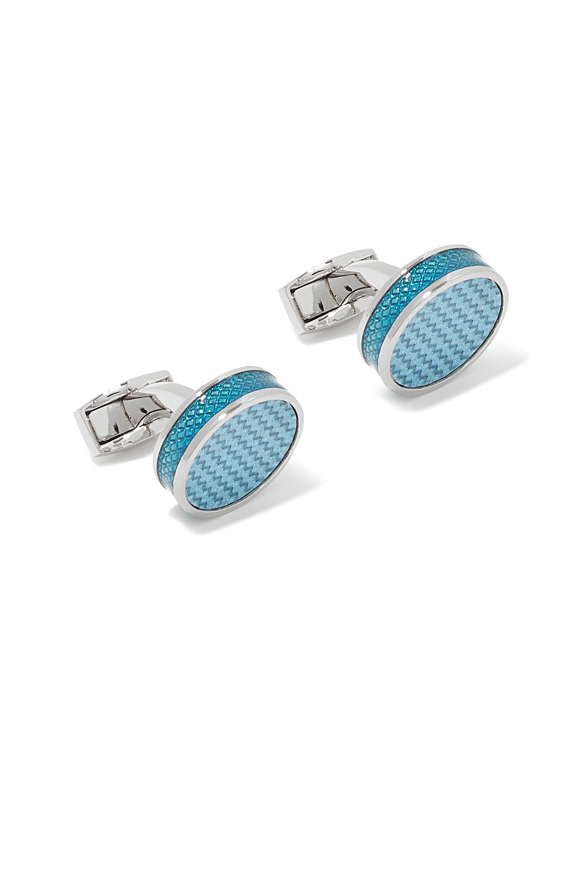 Carbon-Fibre Tablet Cufflinks