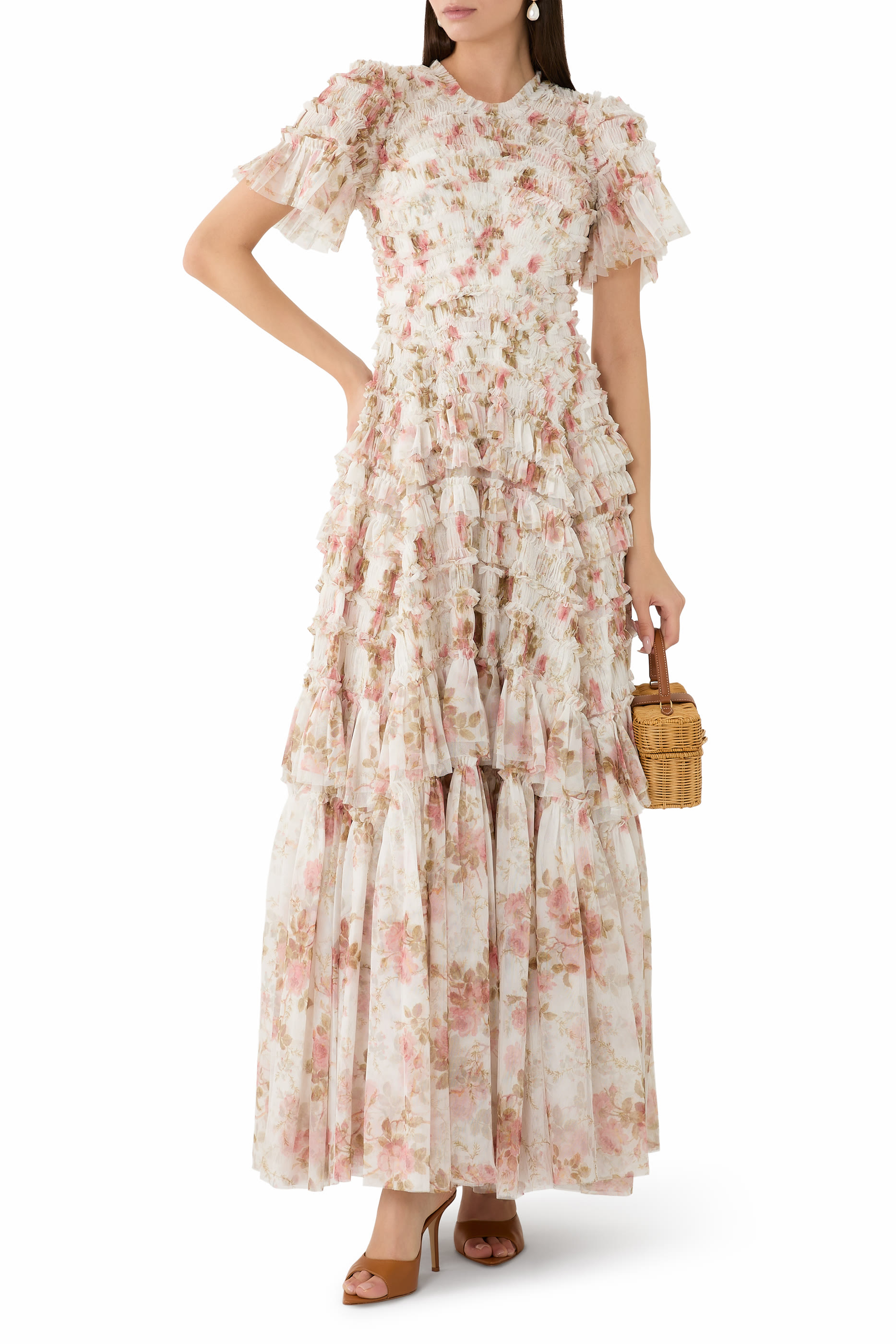Summer&rsquo;s Rose Valentine Ruffle Gown