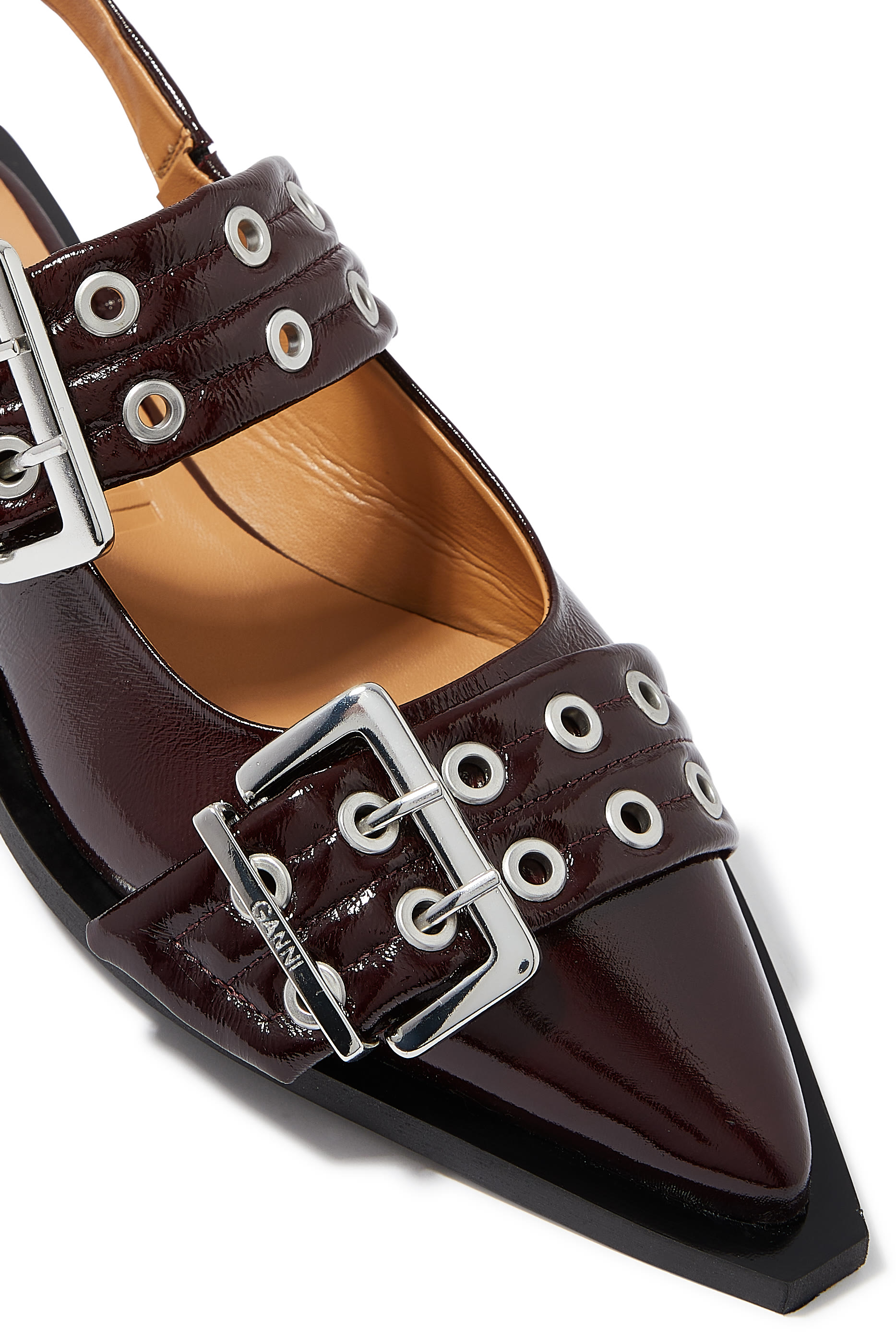 Feminine Buckle Ballerinas