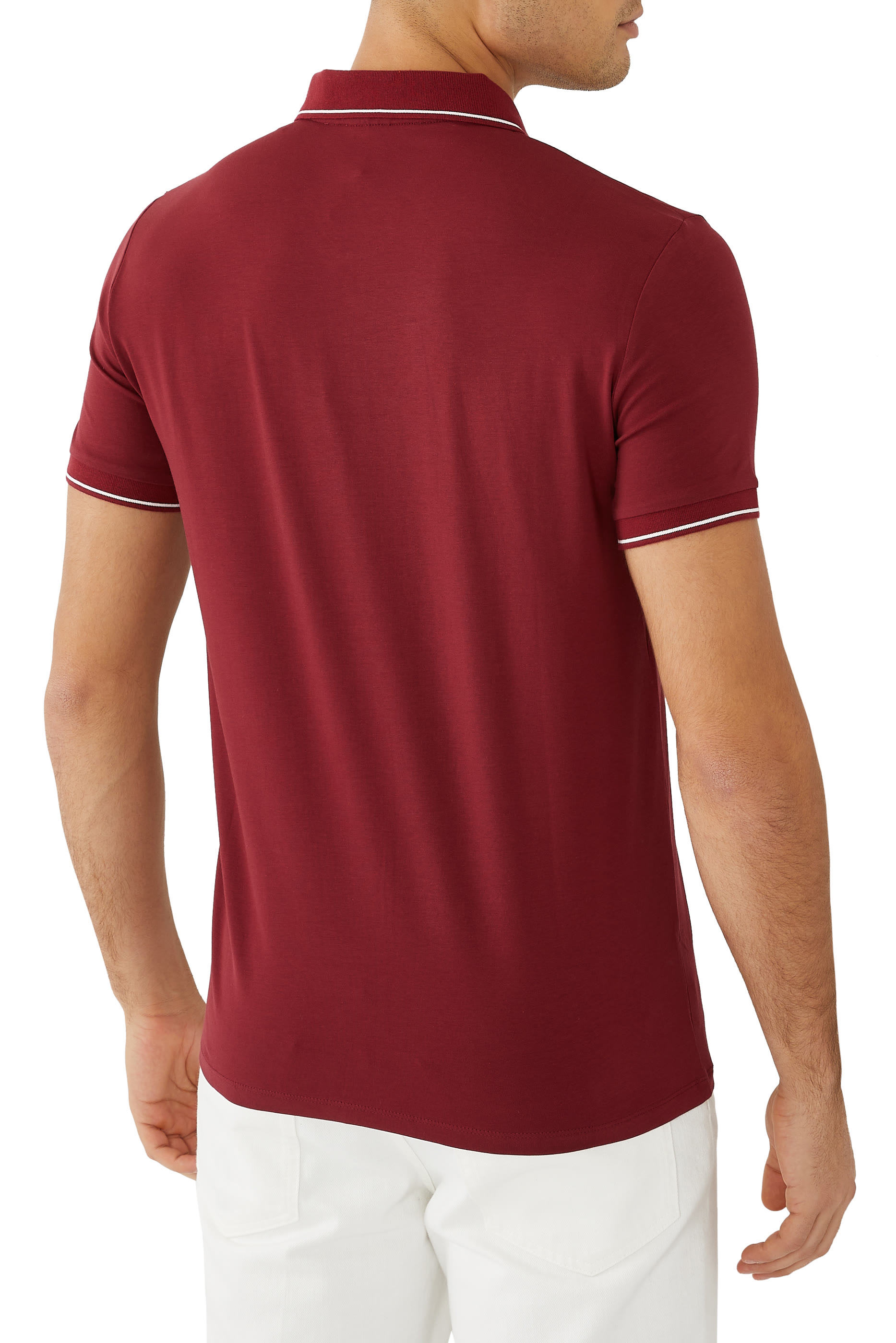 Contrasting Logo Polo Shirt