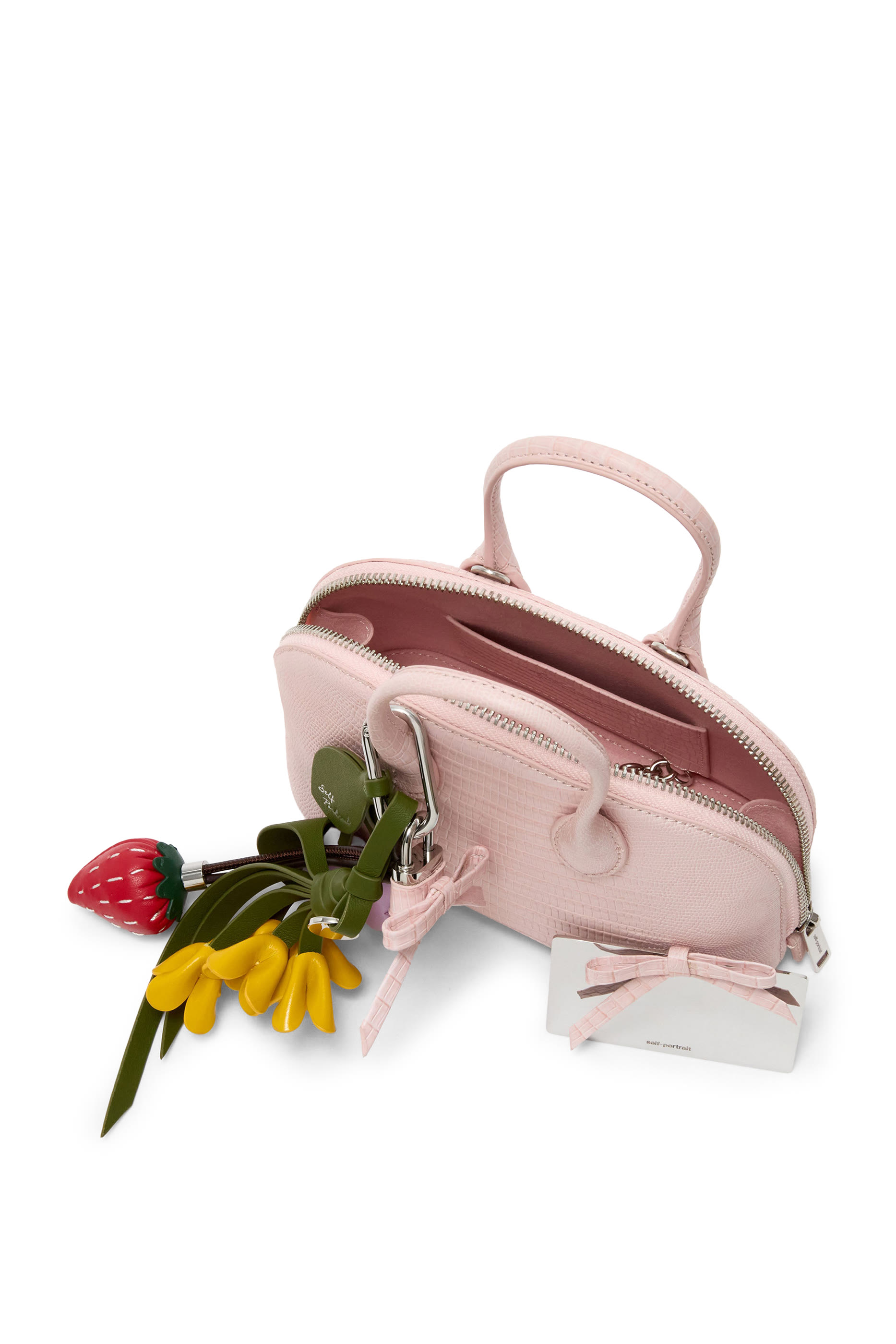 Embossed Leather Mini Bag 