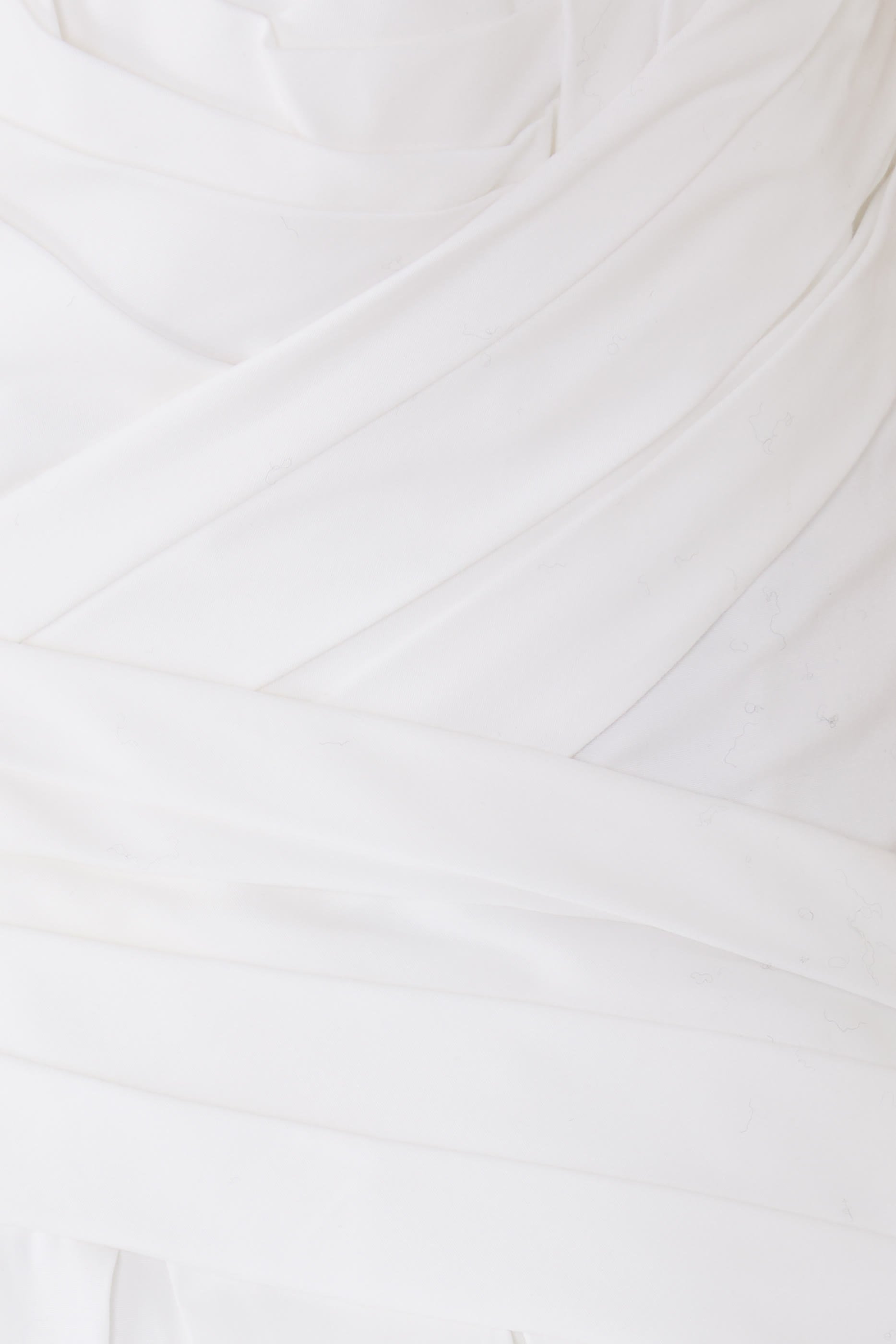 Strapless Draped A-Line Midi Dress 