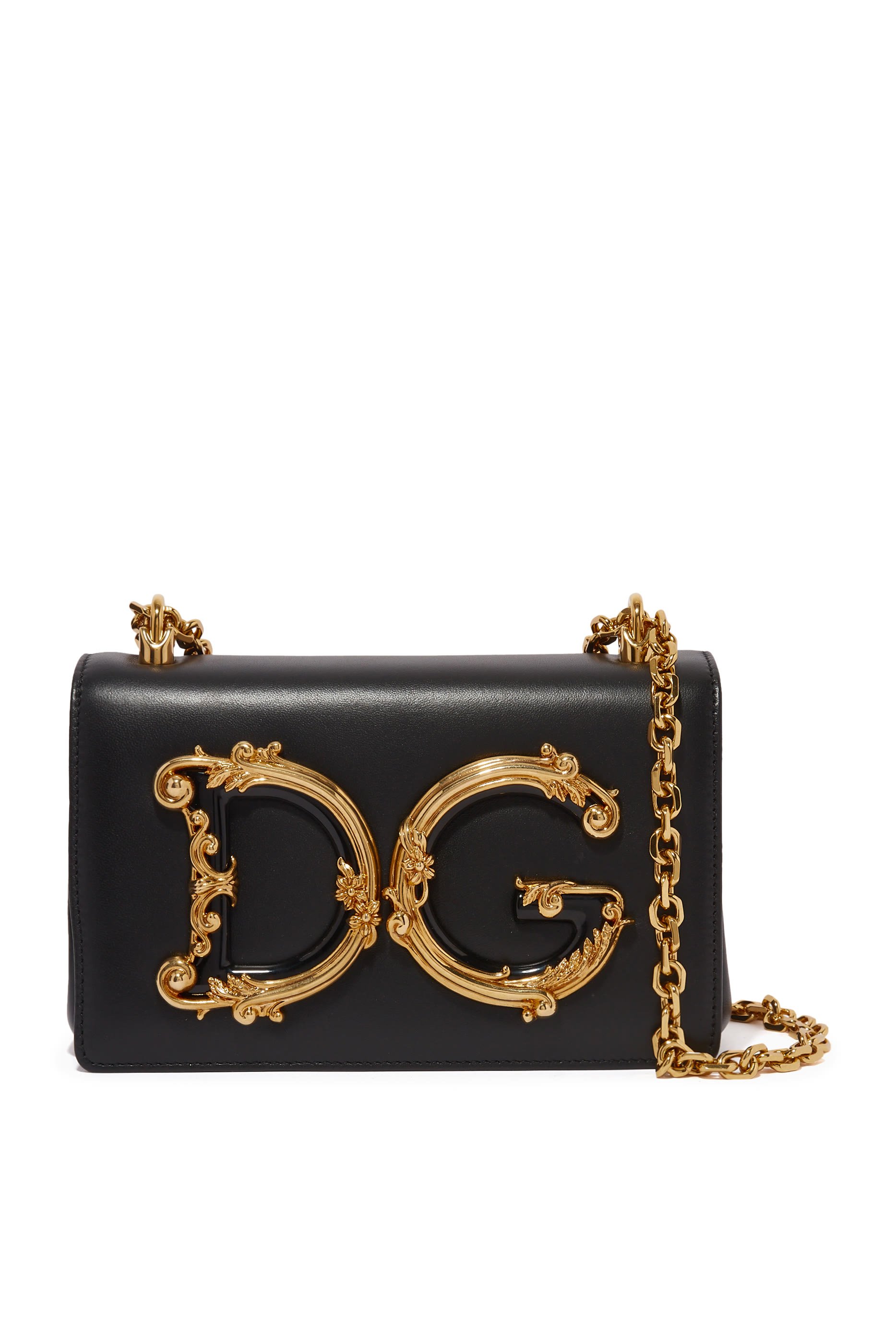 Nappa Leather DG Girls Shoulder Bag