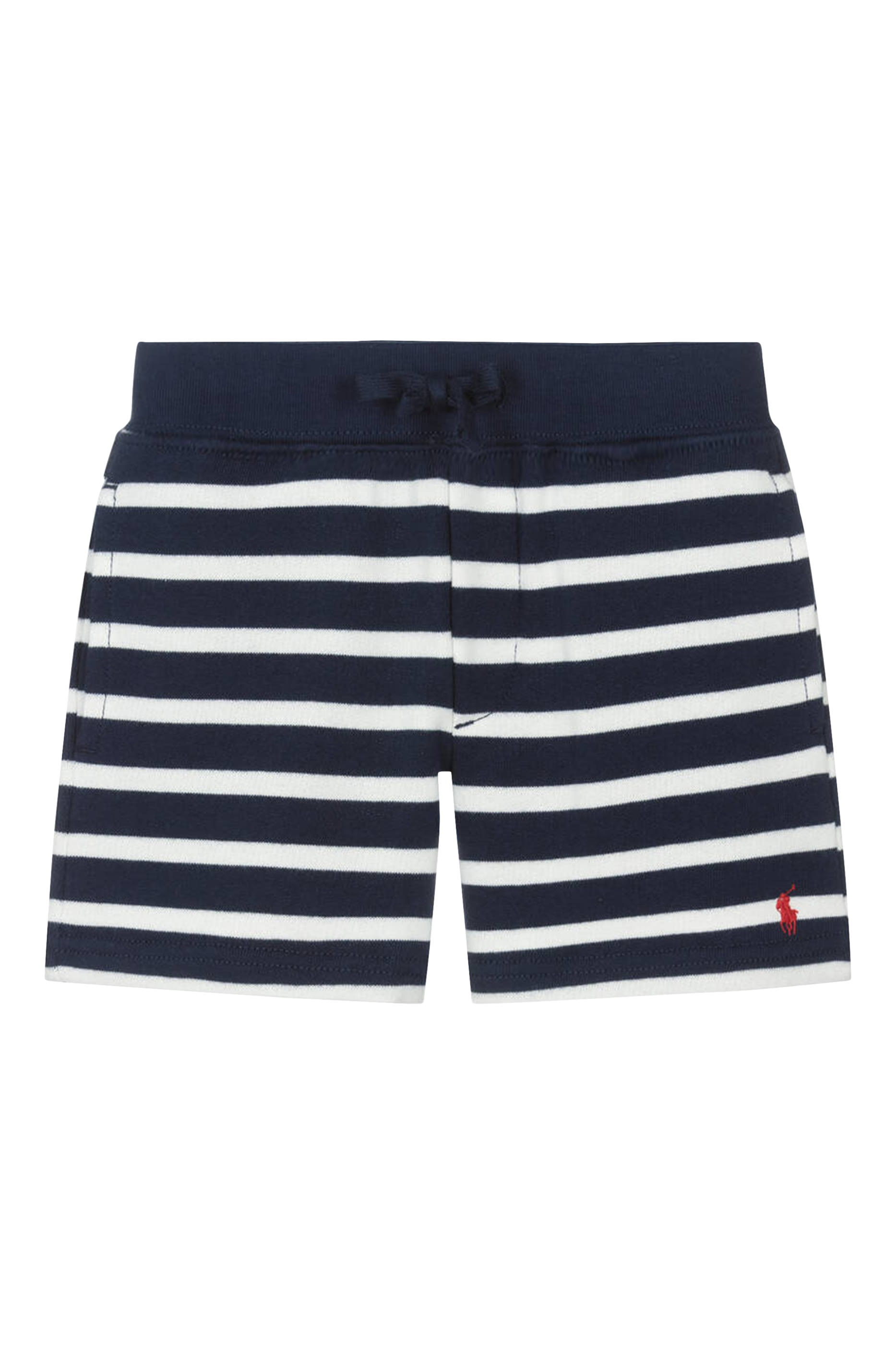 Kids Striped French Terry Shorts