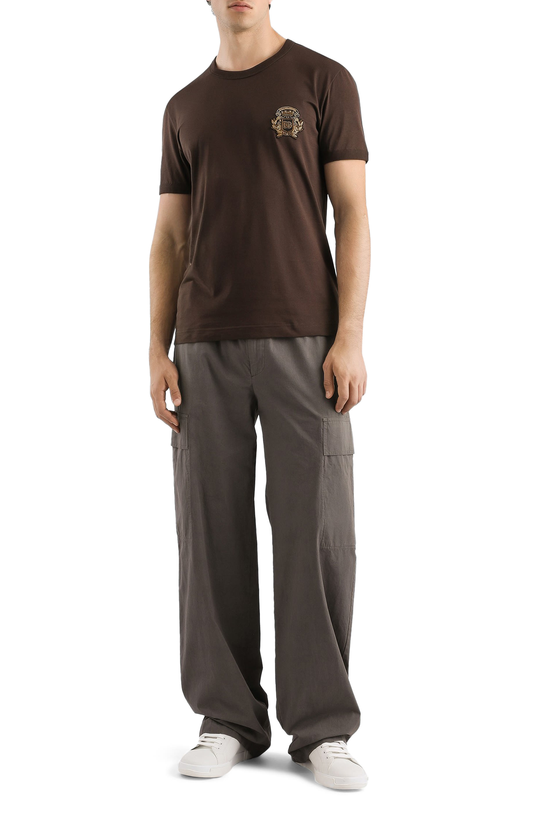 Heraldic Patch Cotton T-Shirt