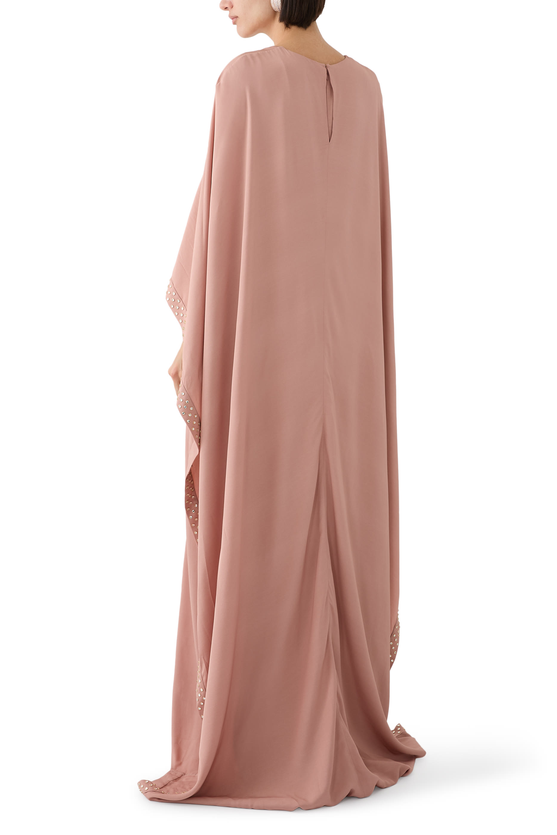 Lead-Free Crystal Cape Gown