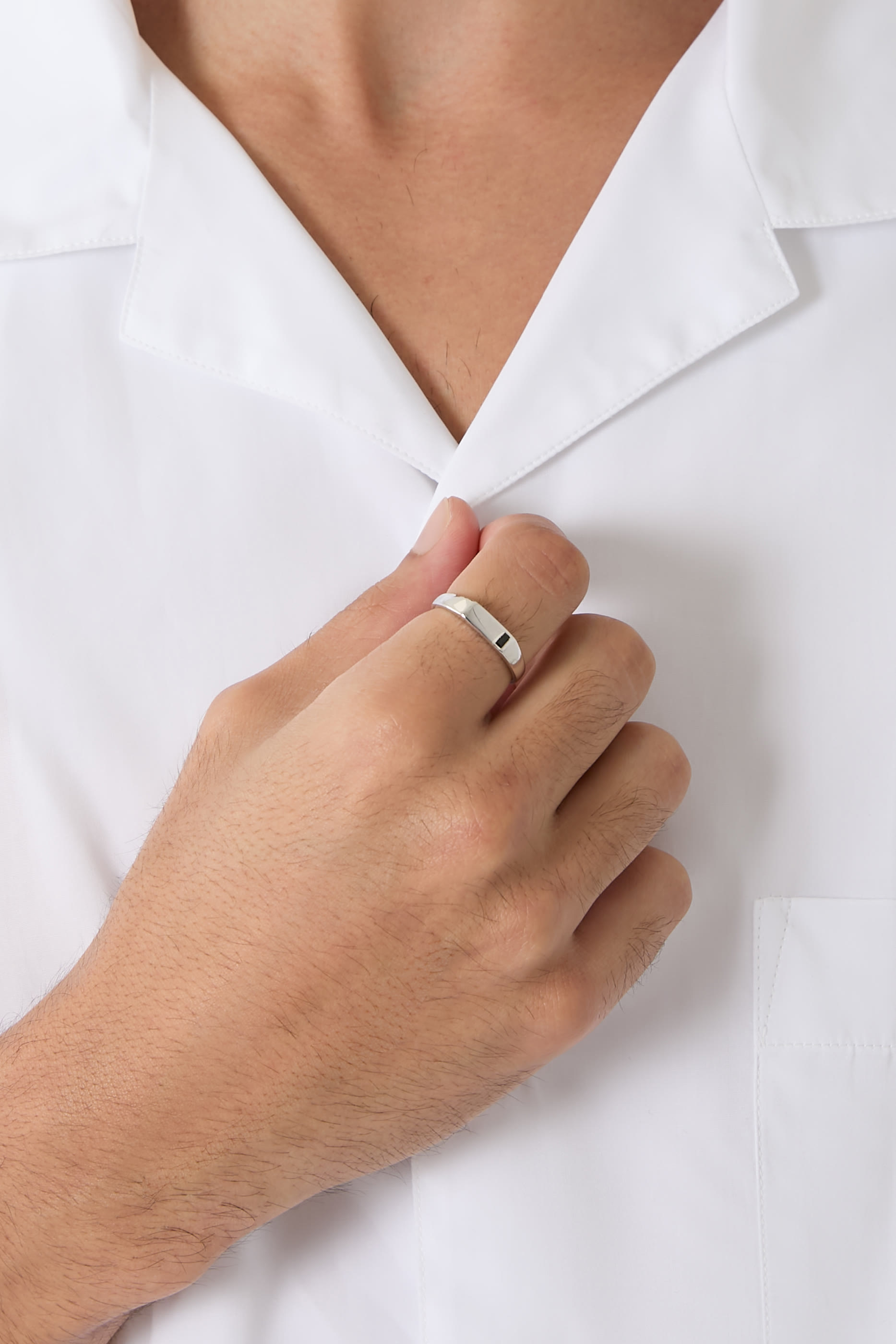 Valor Spinels Signet Ring, Sterling Silver