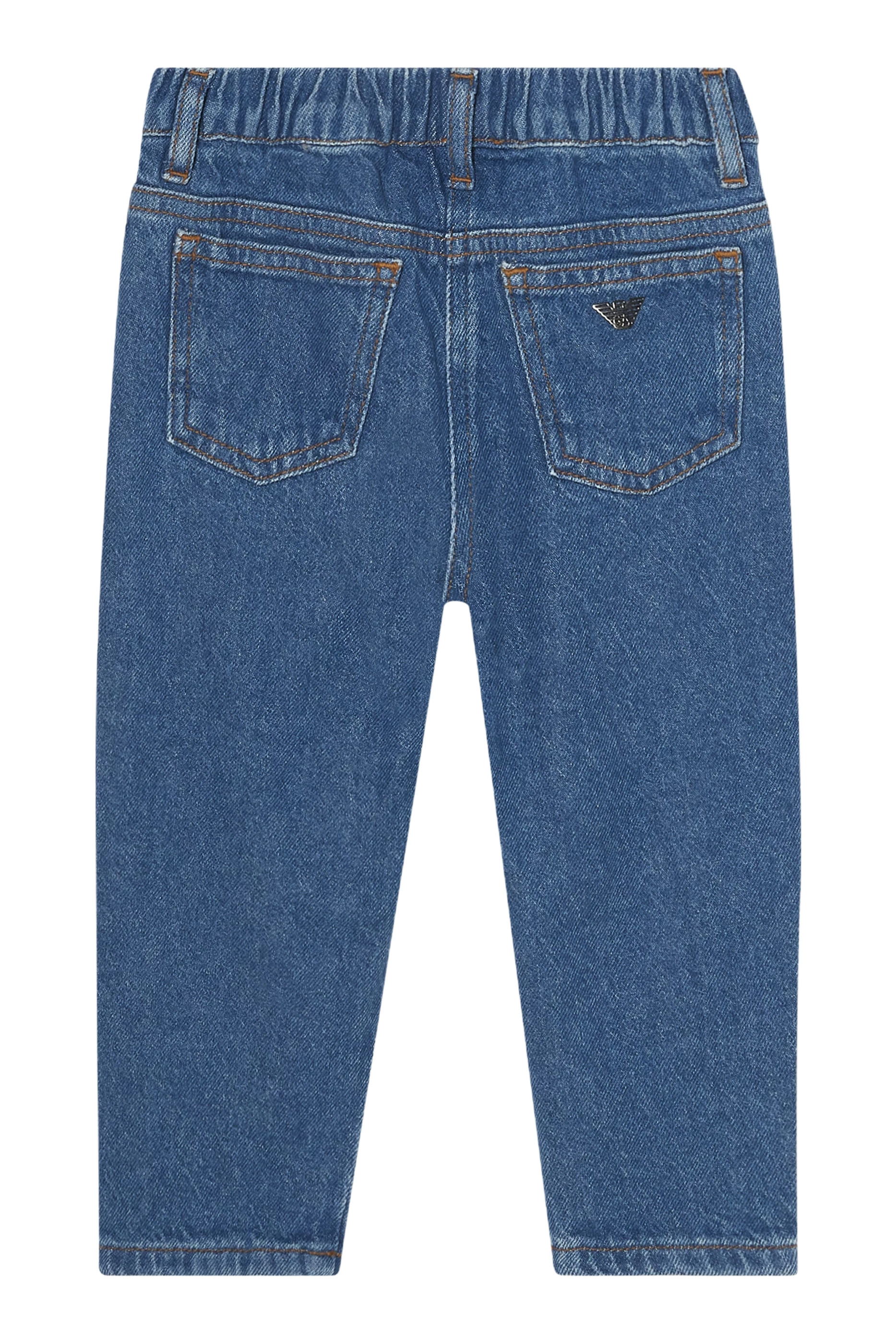 Kids Metal Eagle Logo Denim