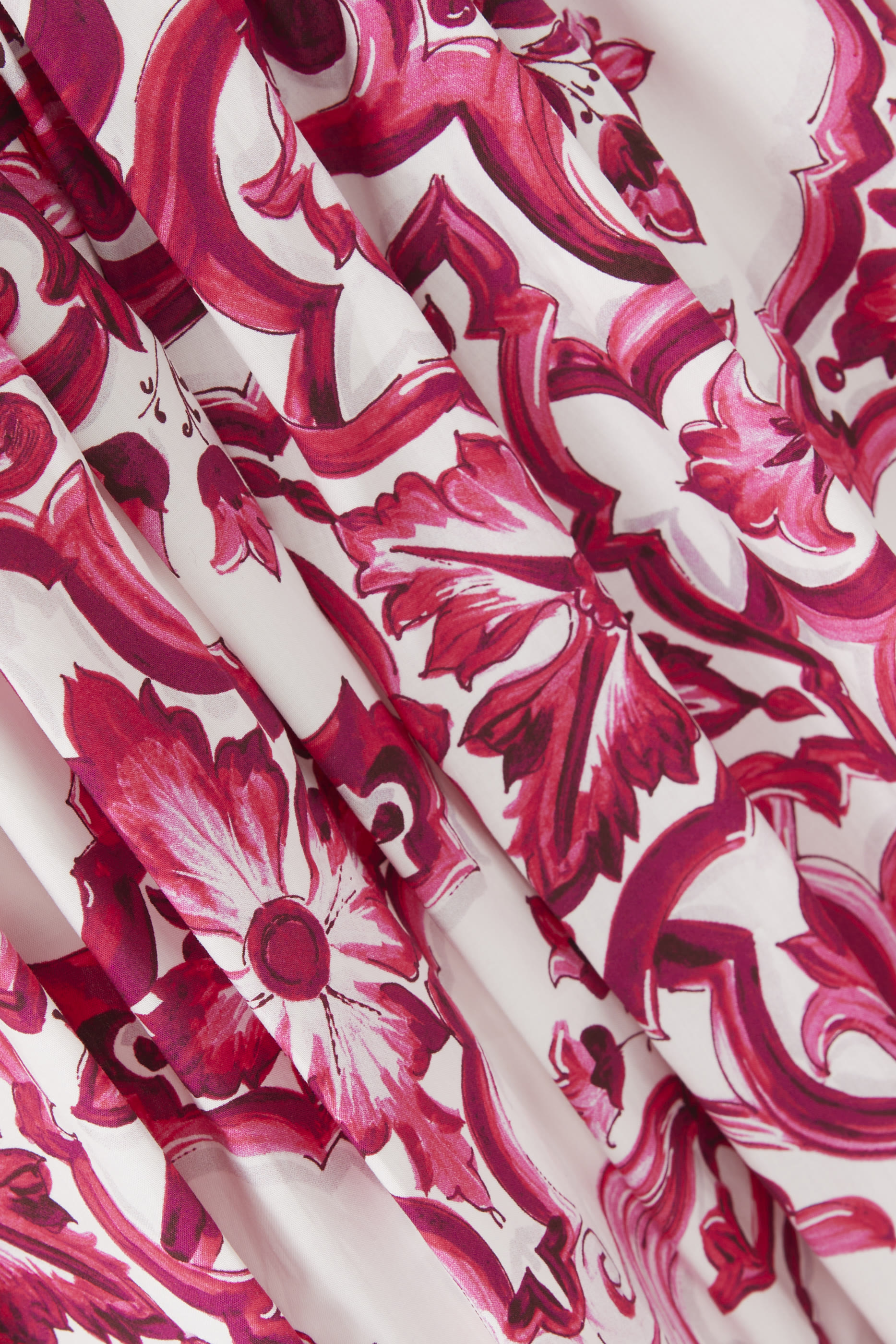 Kids Majolica Print Short-Sleeve Dress