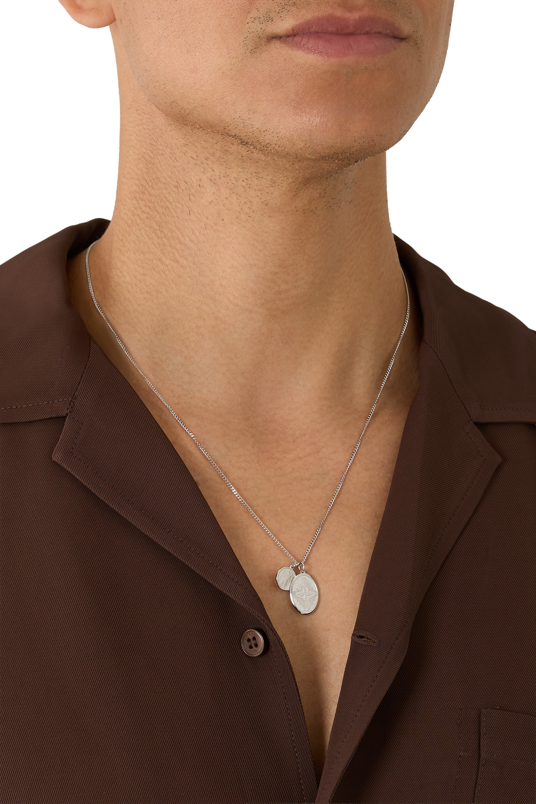 Mini Dove Necklace, Sterling Silver