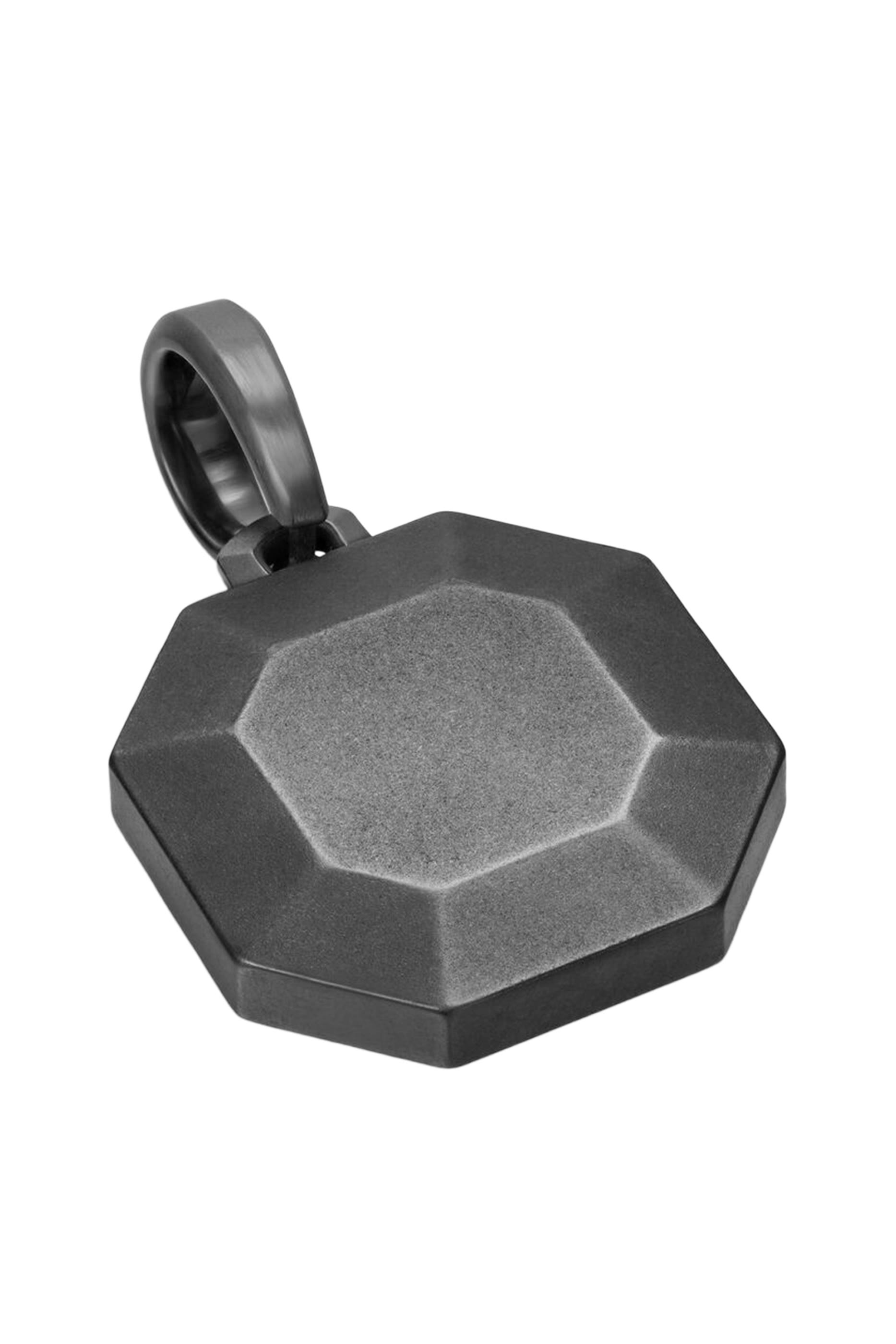 Faceted Stone Amulet, Titanium