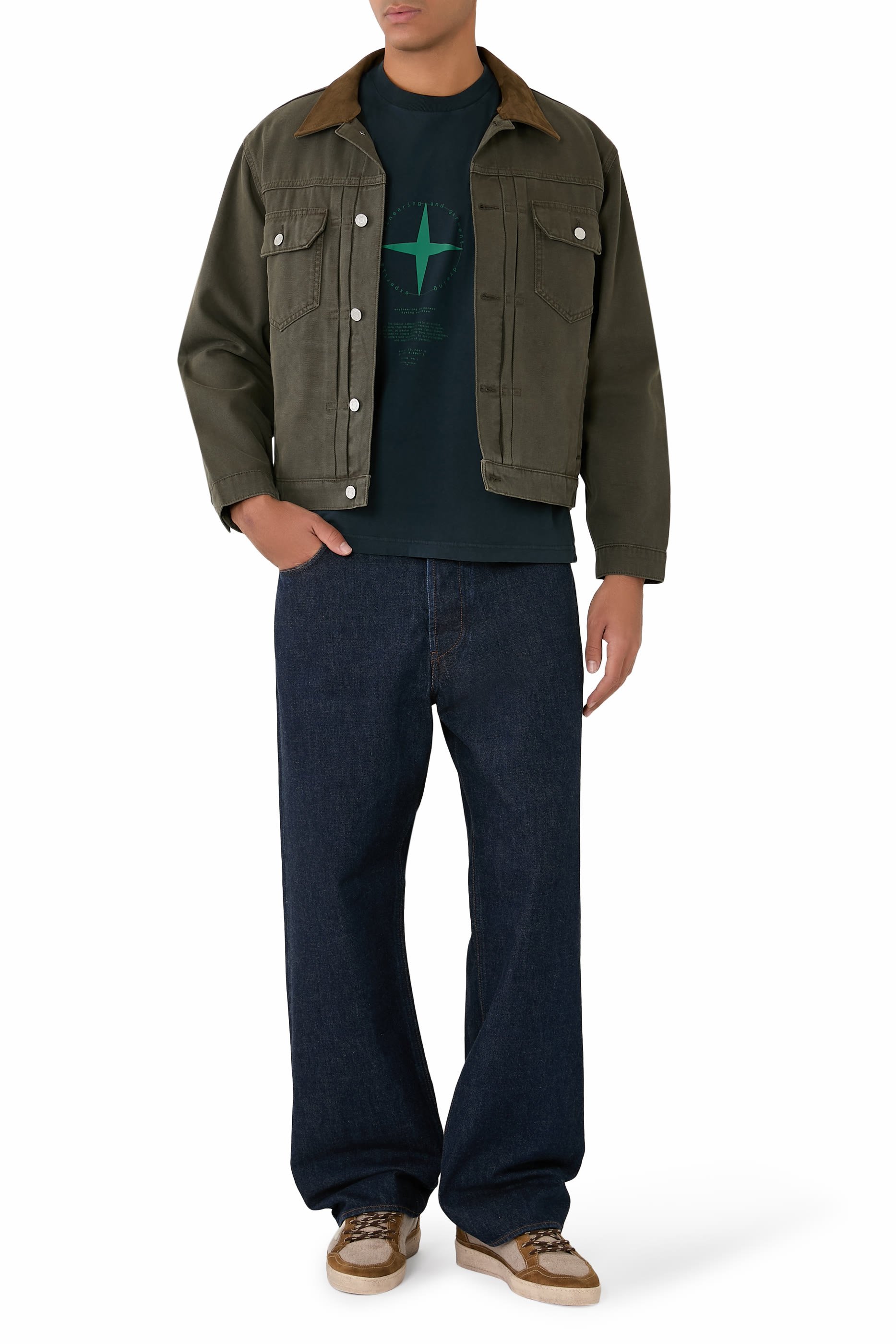 Light Compass Print T-Shirt