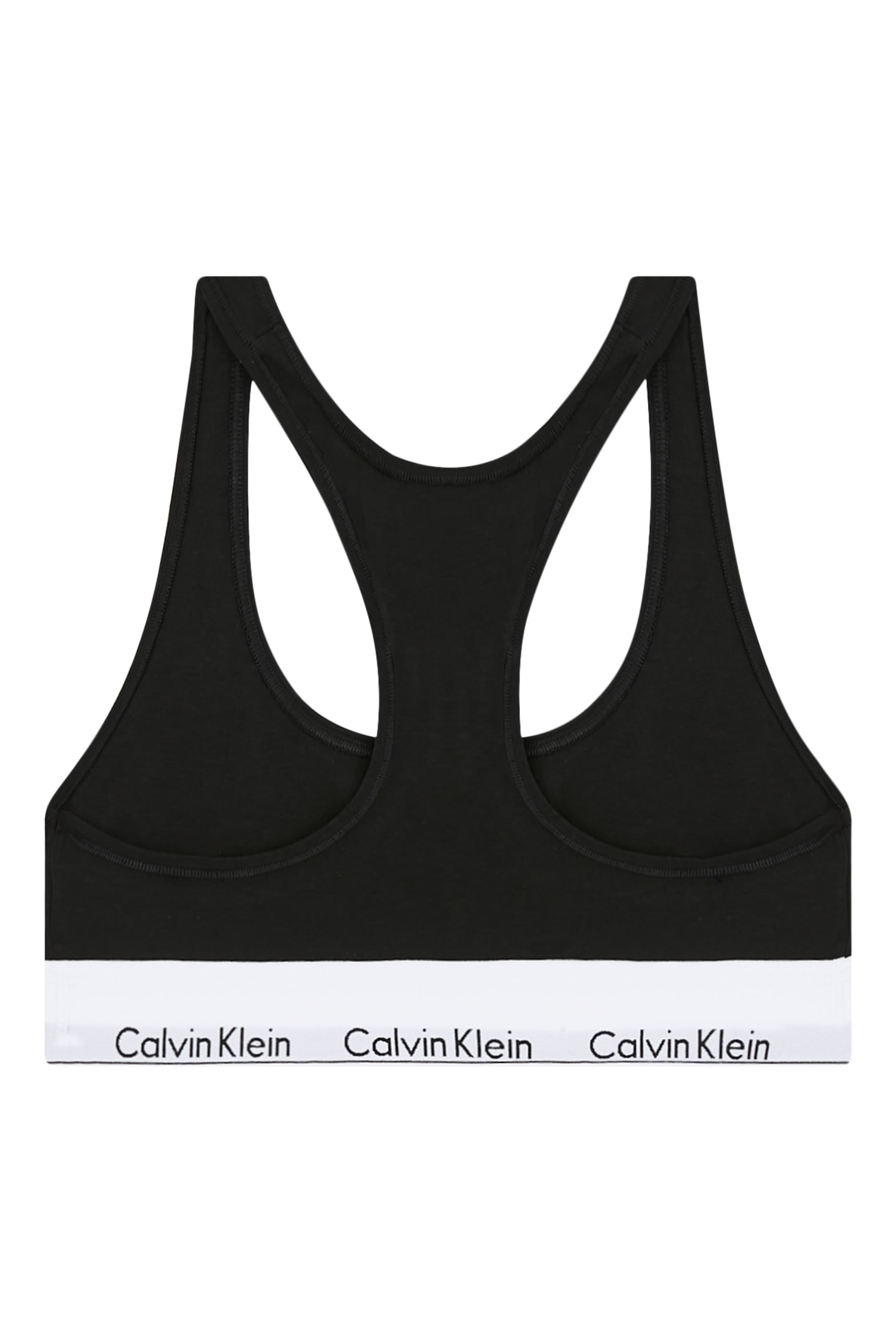 Logo Modern Cotton Unlined Bralette