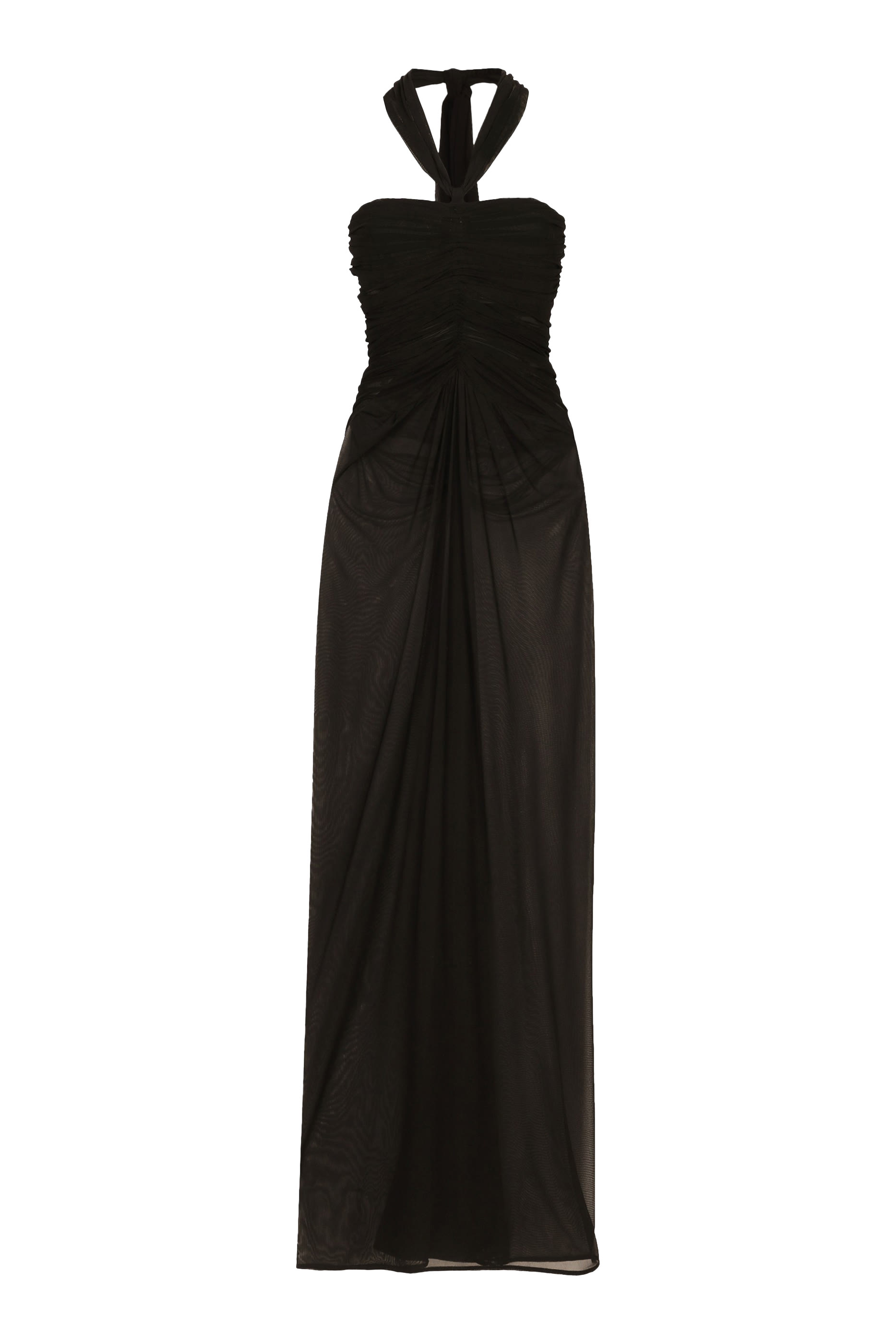 Long Light Organzine Dress