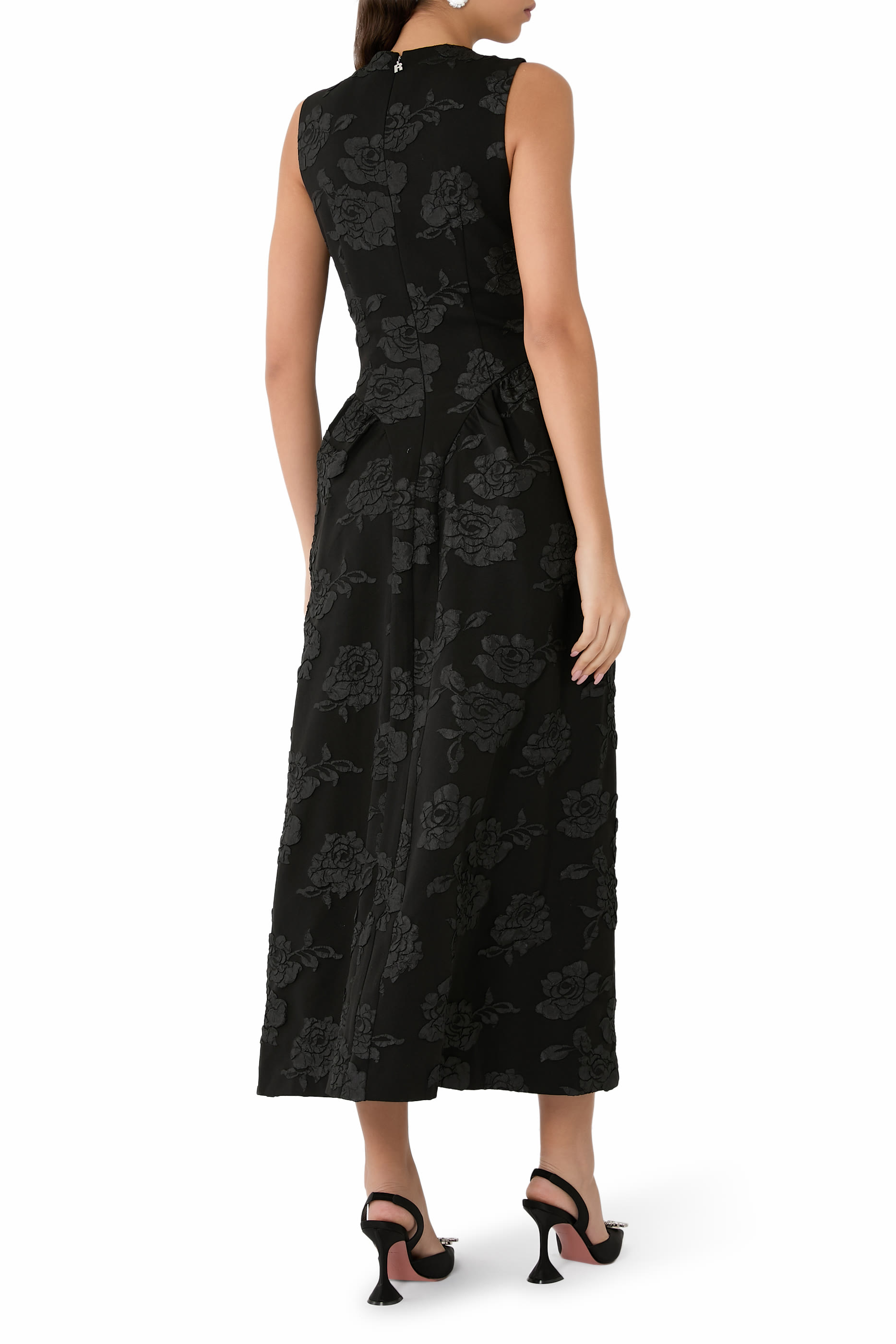  Jacquard Midi Dress 