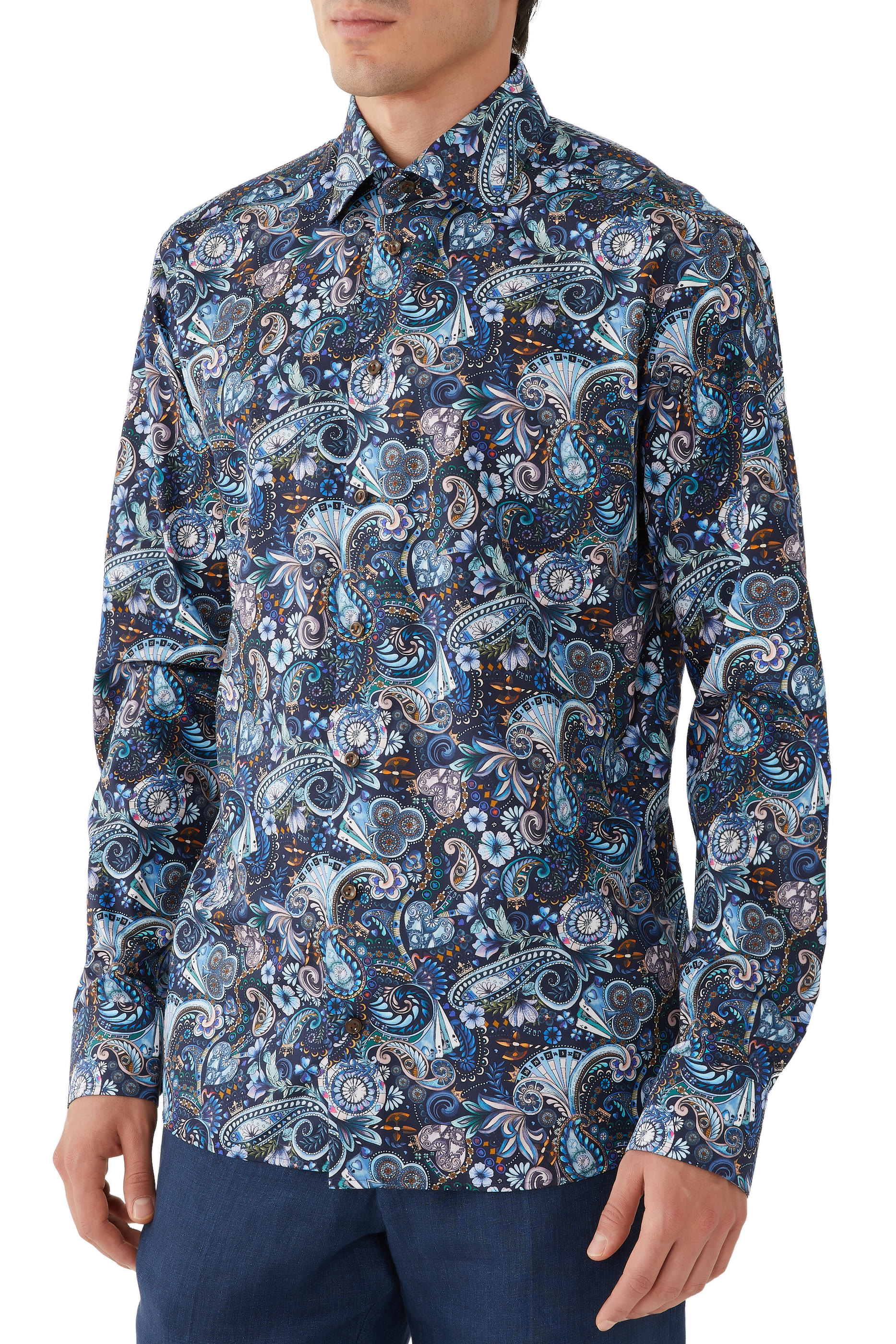 Motif Signature Twill Shirt