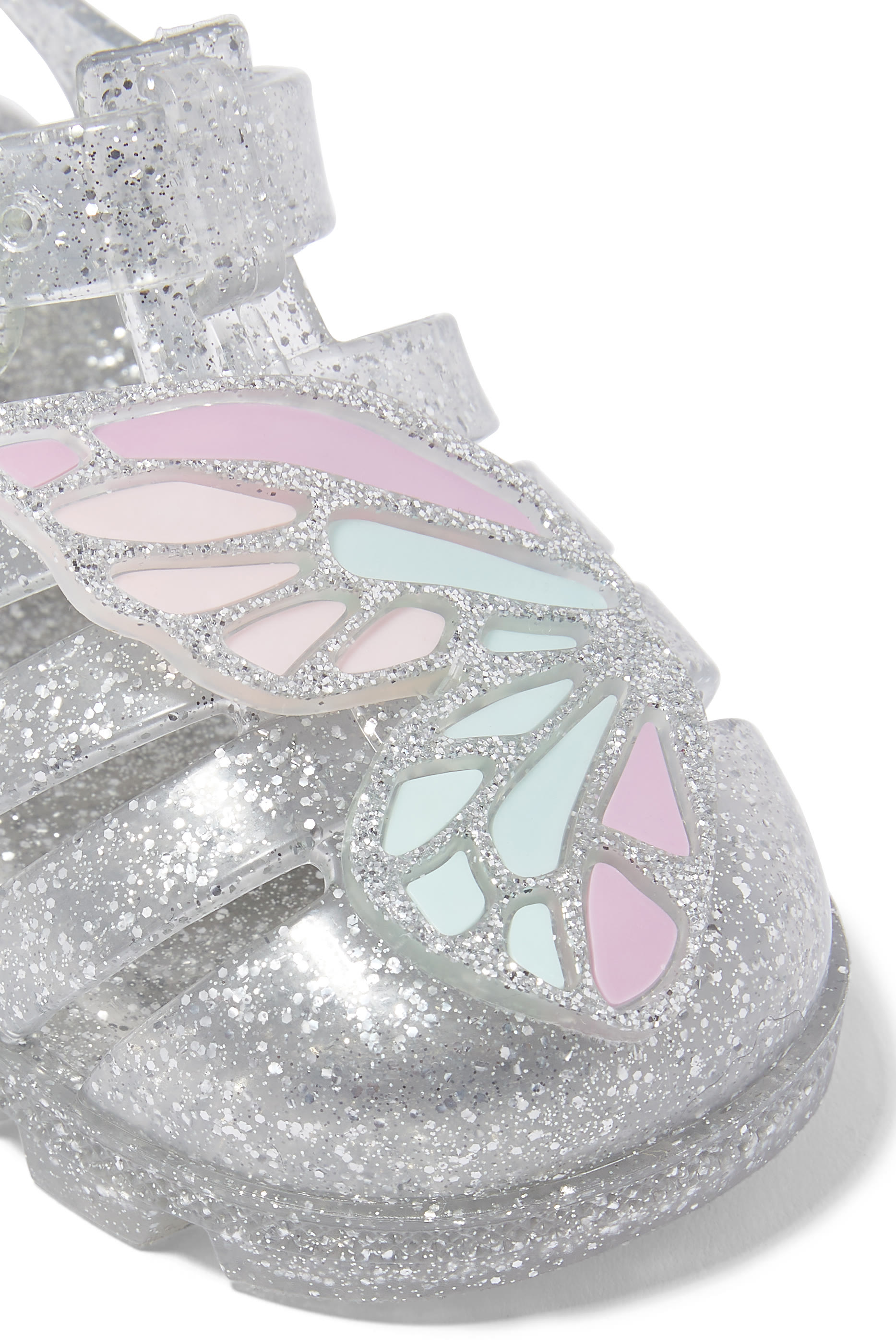 Kids Butterfly Jelly Sandals