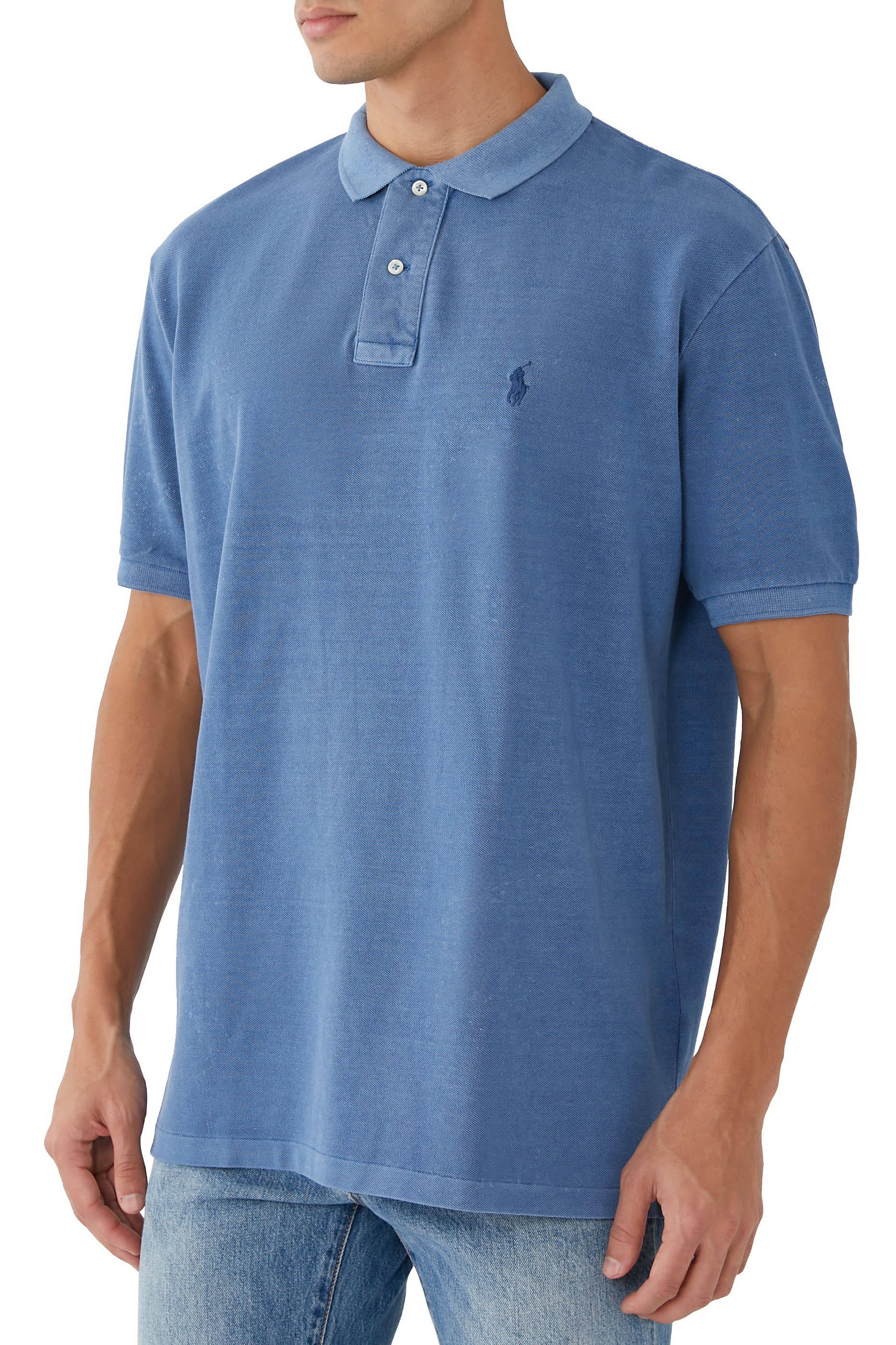 Pony Embroidered Polo Shirt