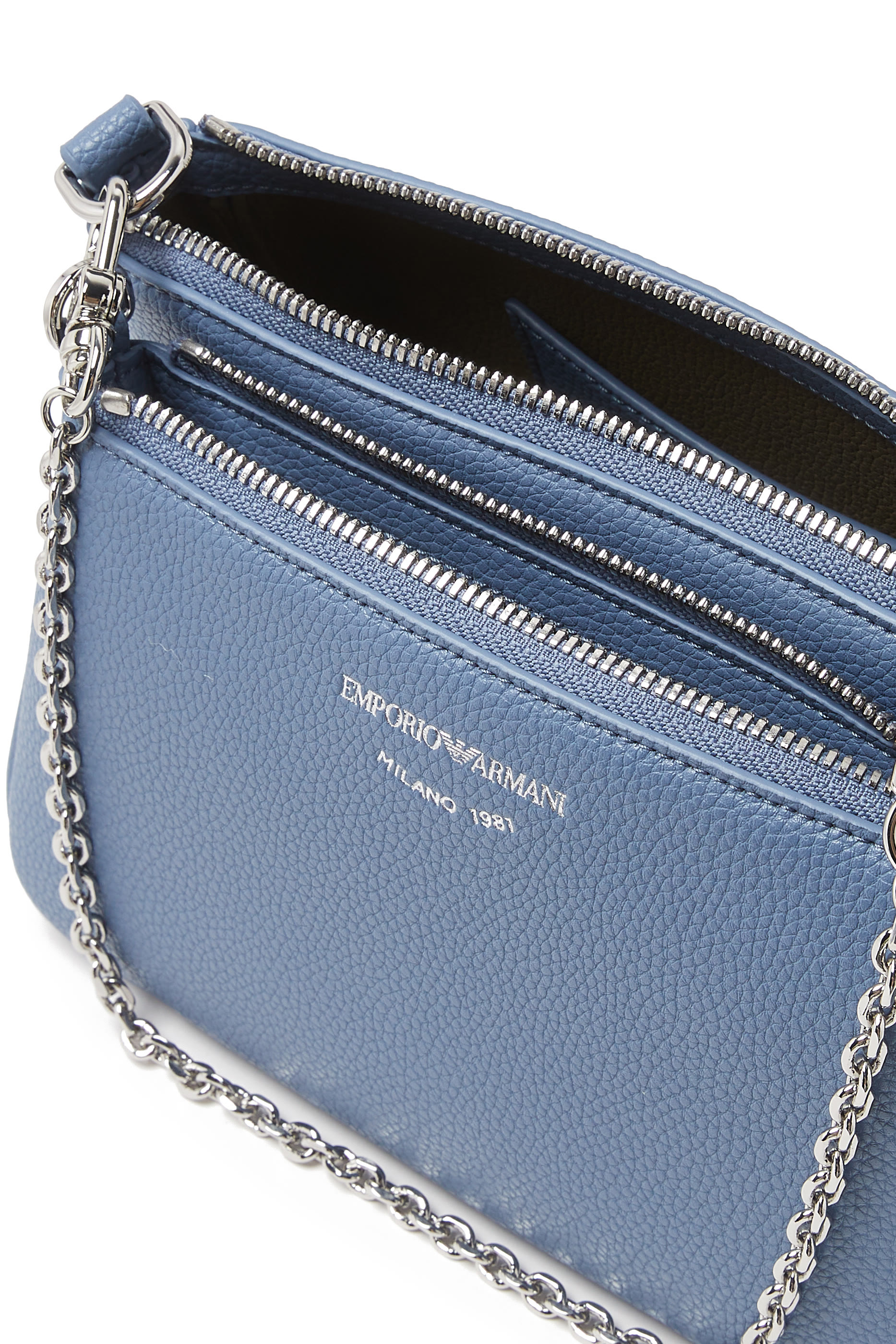 EA Text Logo Crossbody Bag