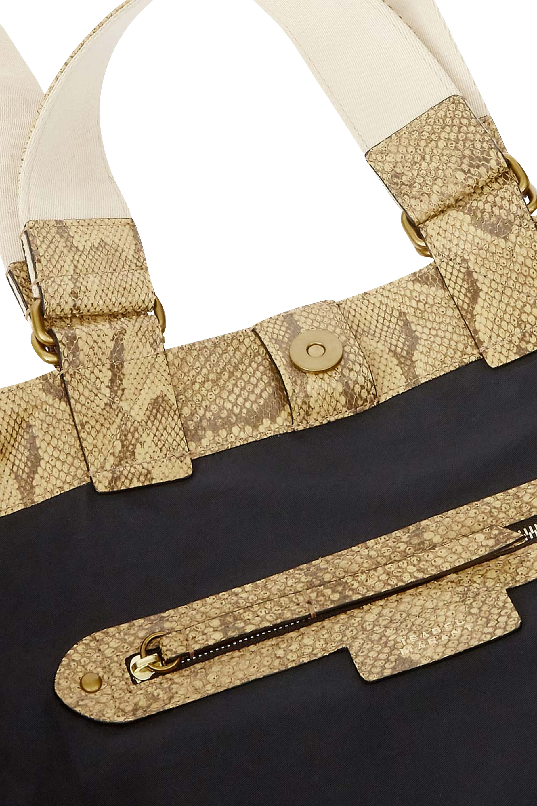 Wardy Printed Leather Tote Bag