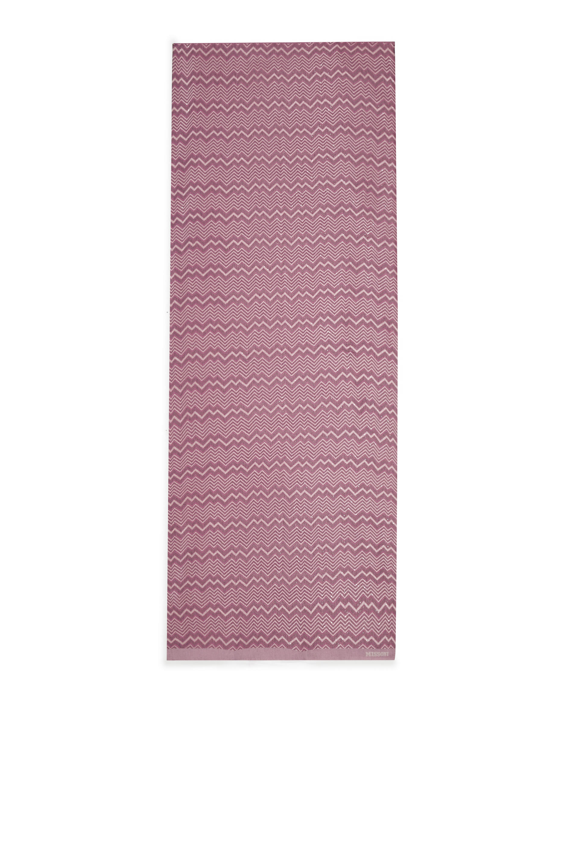 Zig Zag Sequinned Scarf 