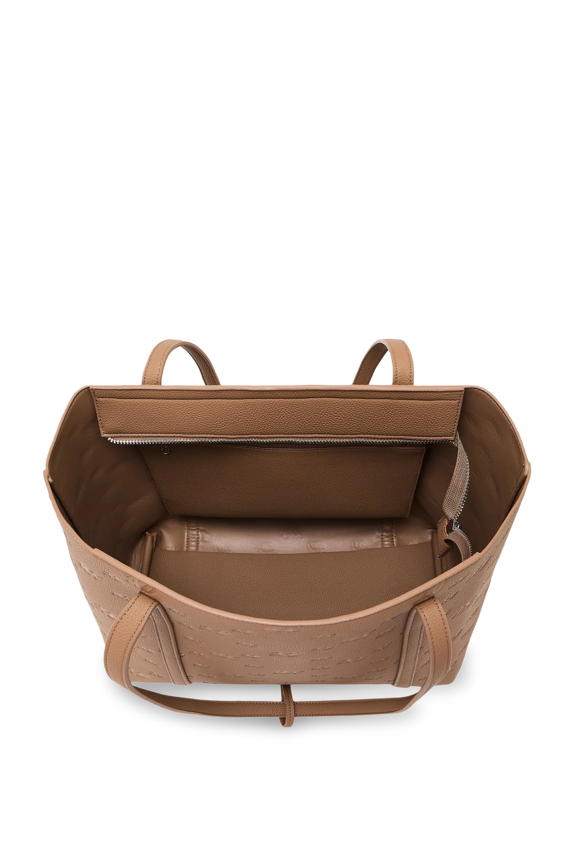 Embossed Logo Shopping Bag