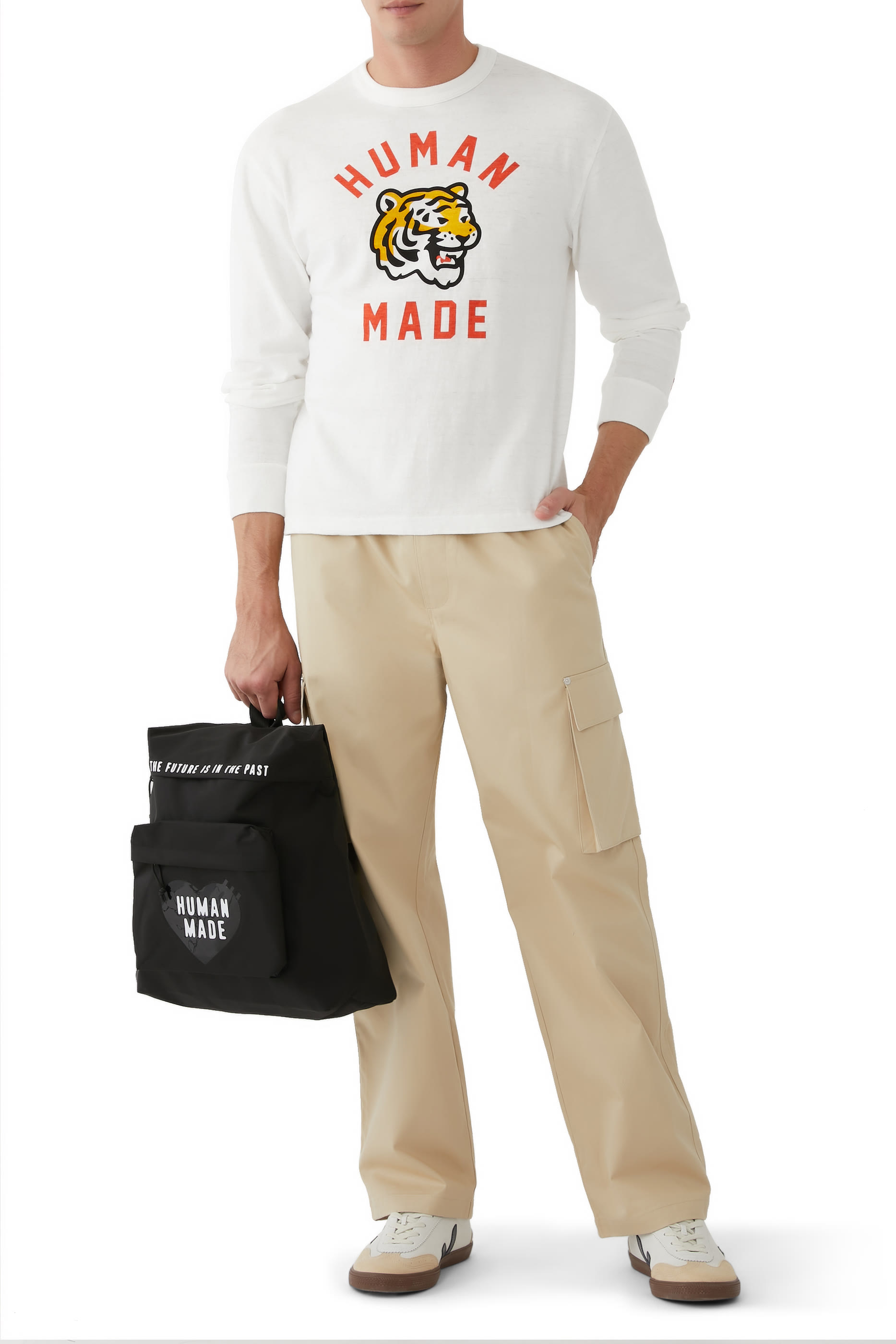 Wide-Leg Cargo Pants