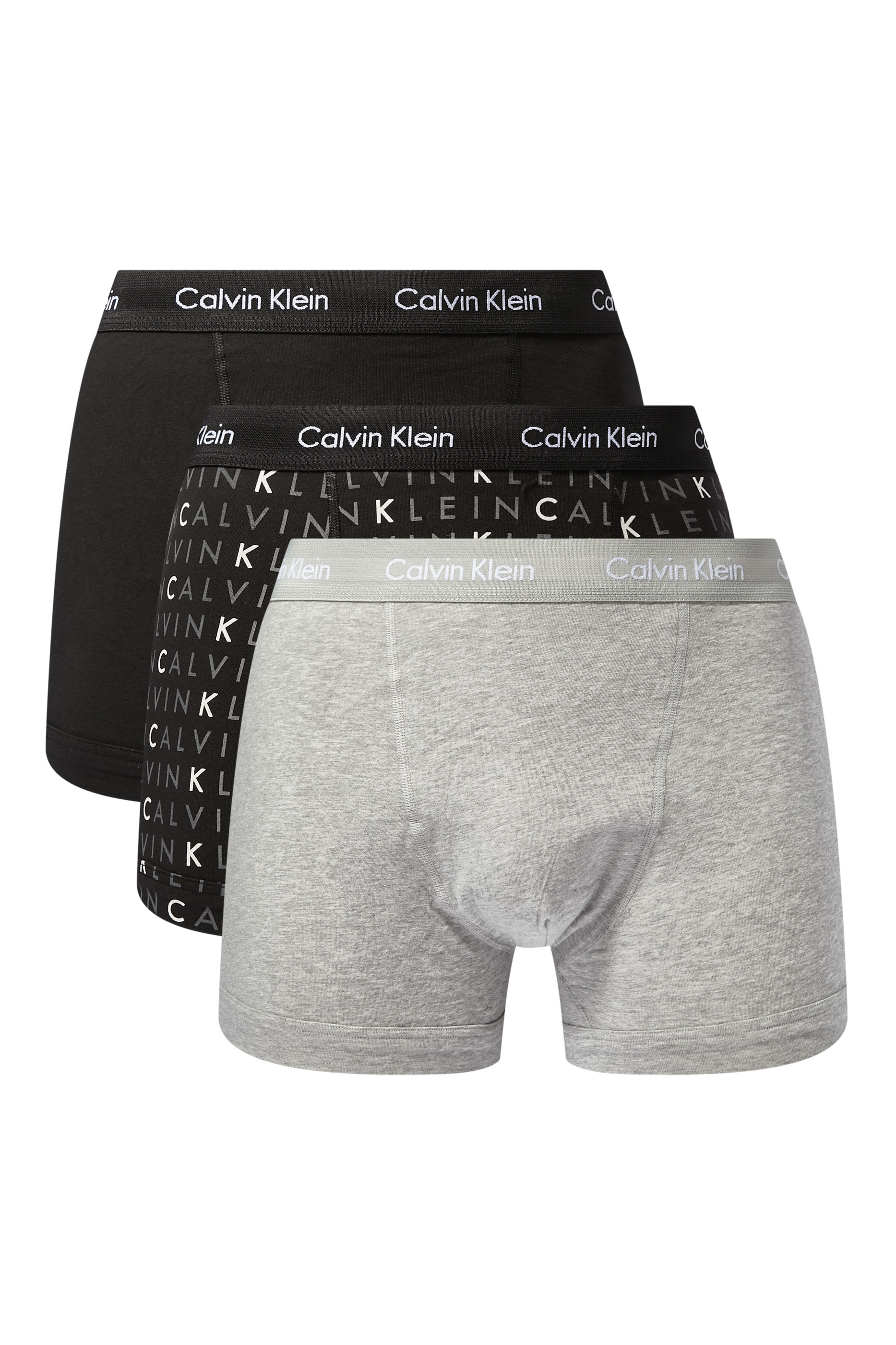 Stretch Cotton Trunks, Pack of 3