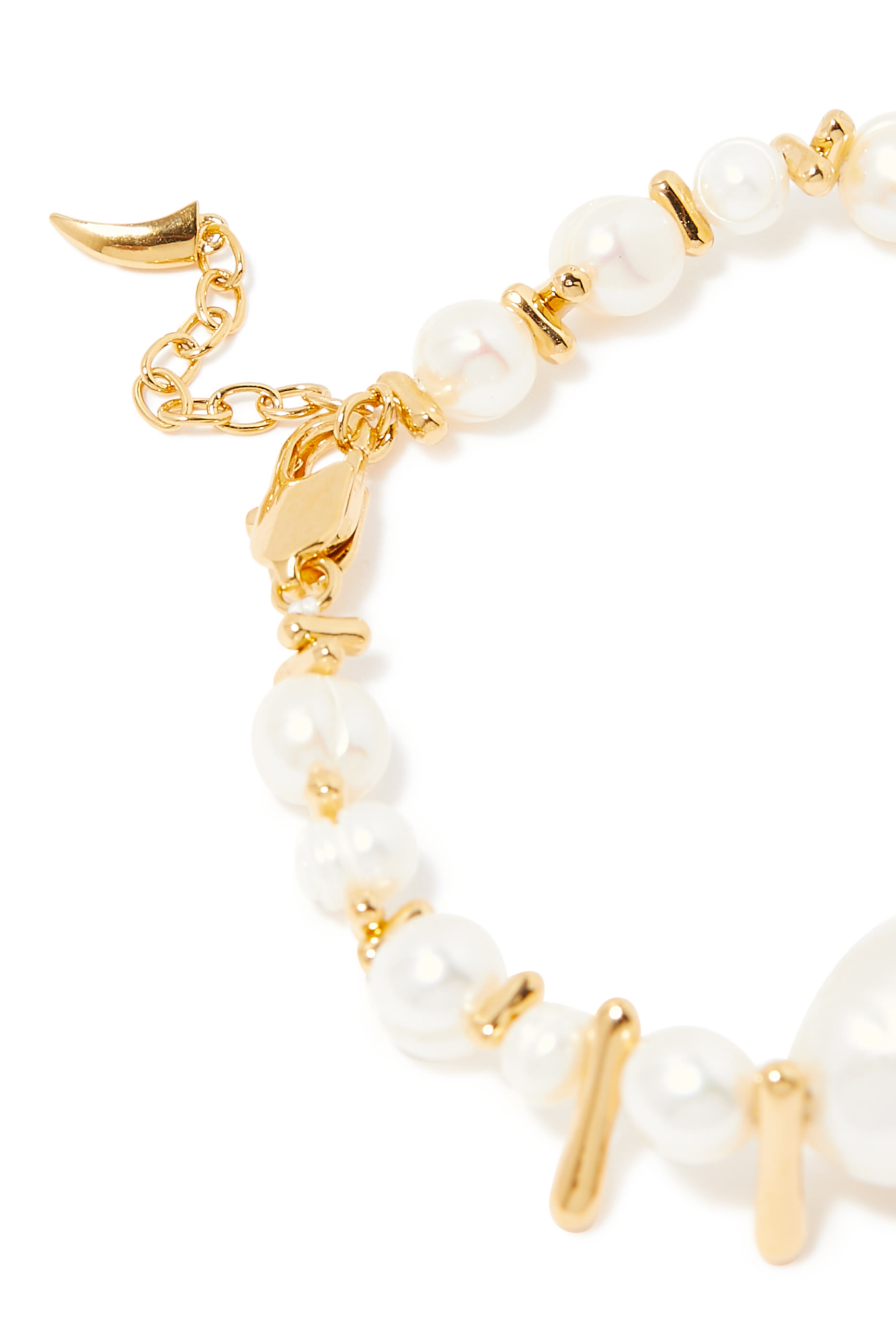 Mixed Pearl Statement Beaded Bracelet