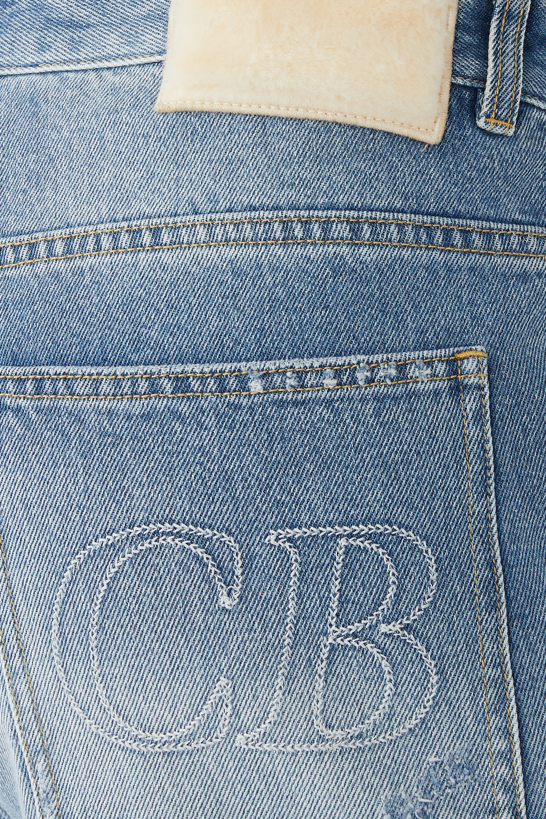 Distressed Denim Shorts