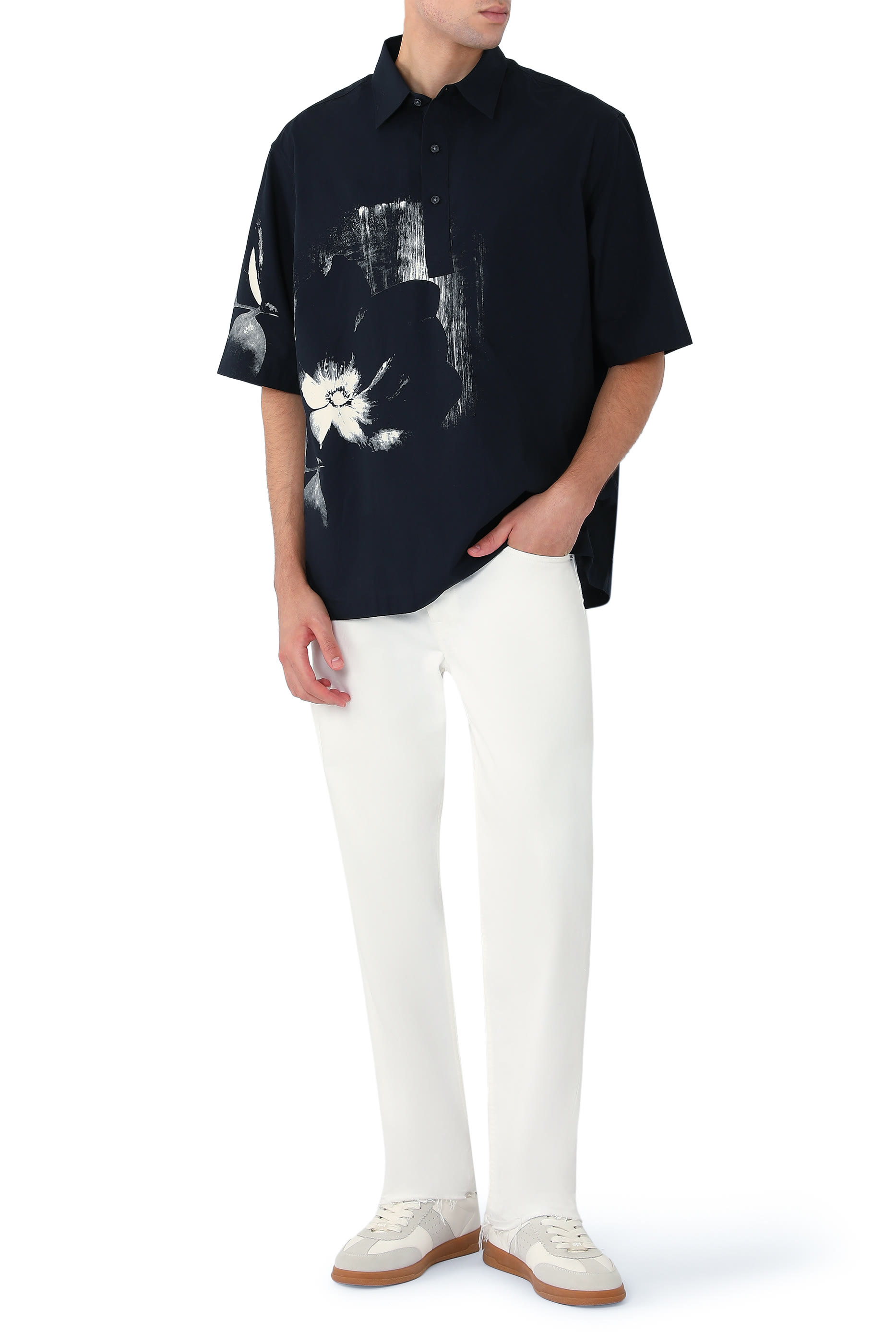 Artful Print Shirt