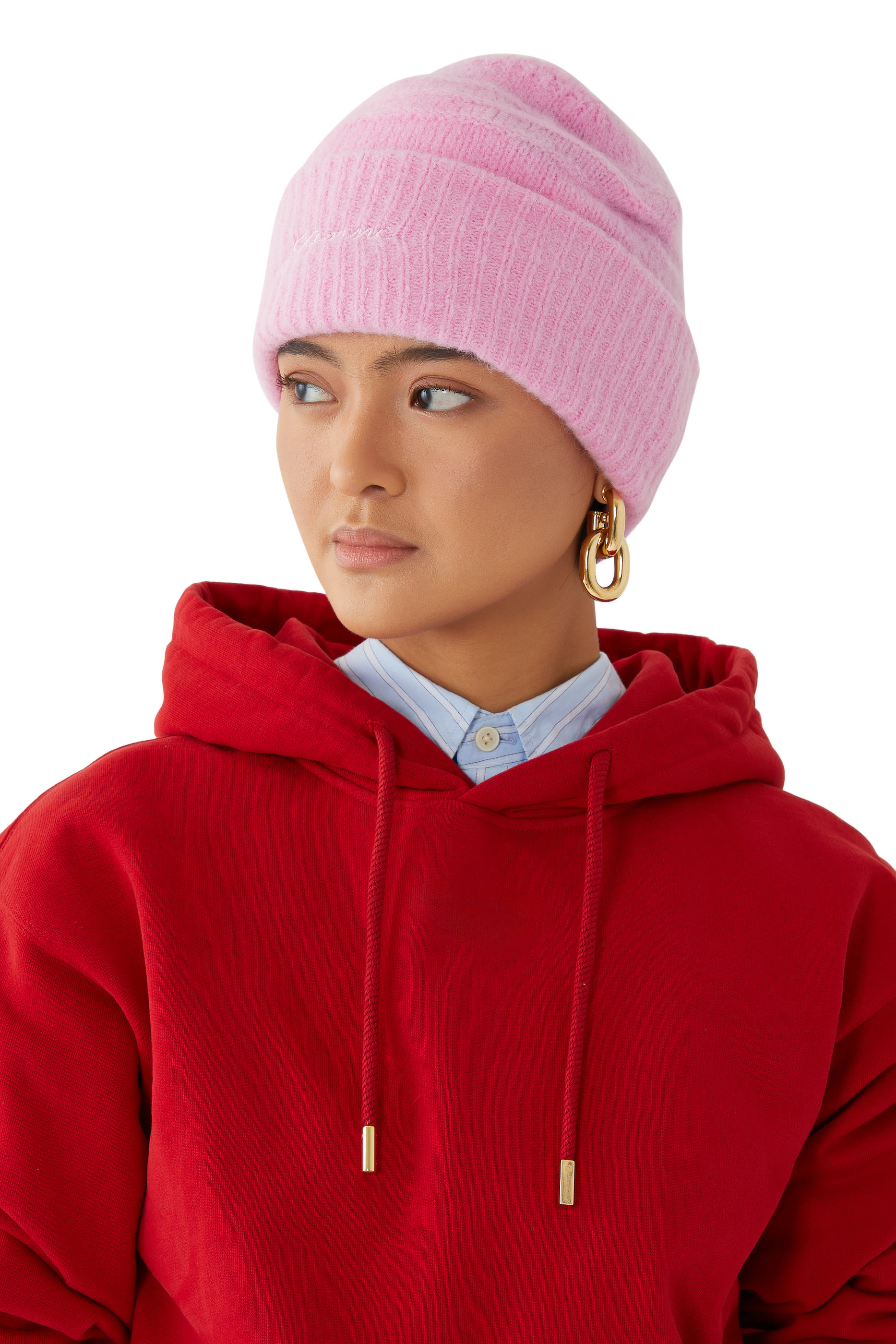 Logo-Embroidered Knitted Beanie