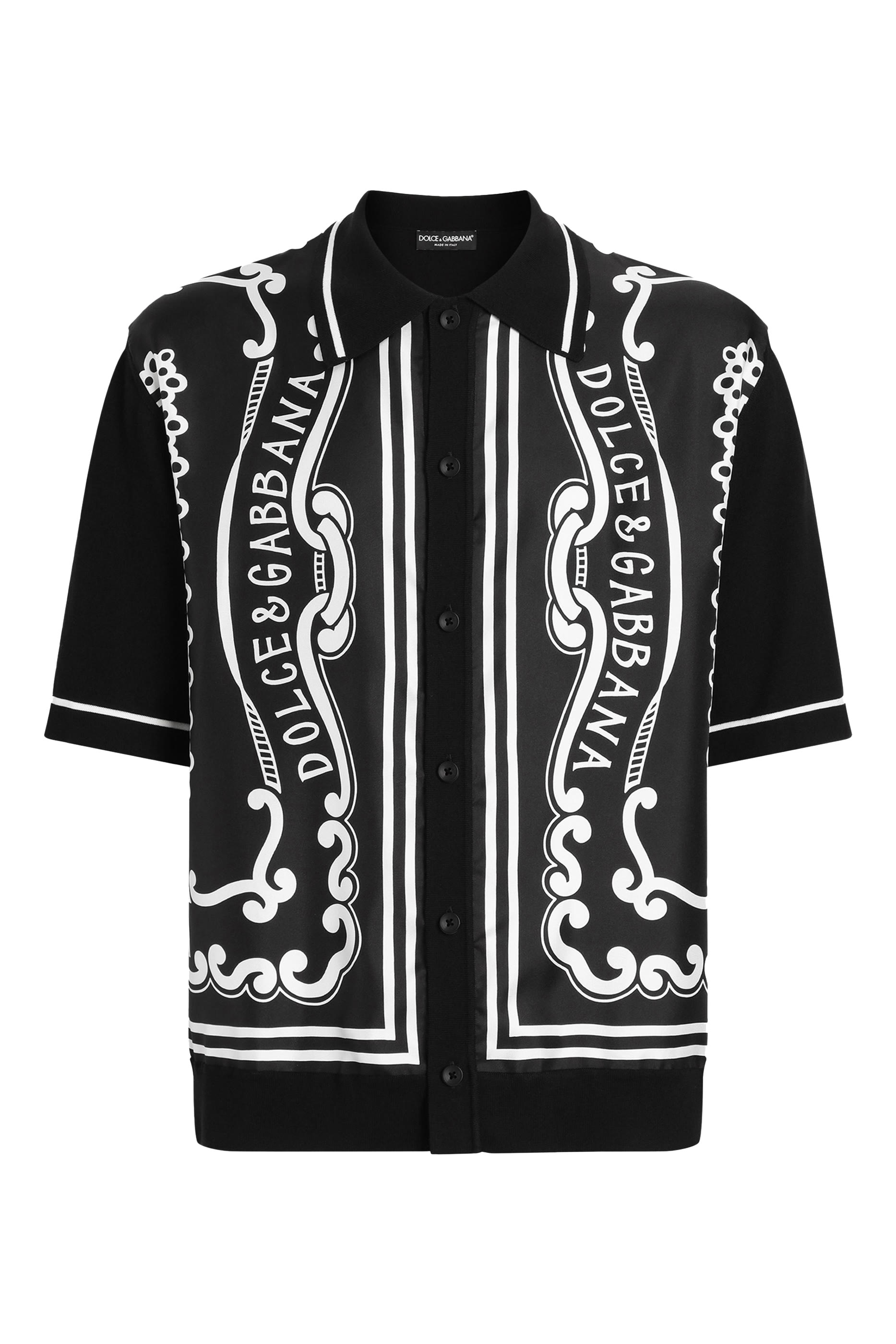 Bandanna Print Silk & Cotton Shirt