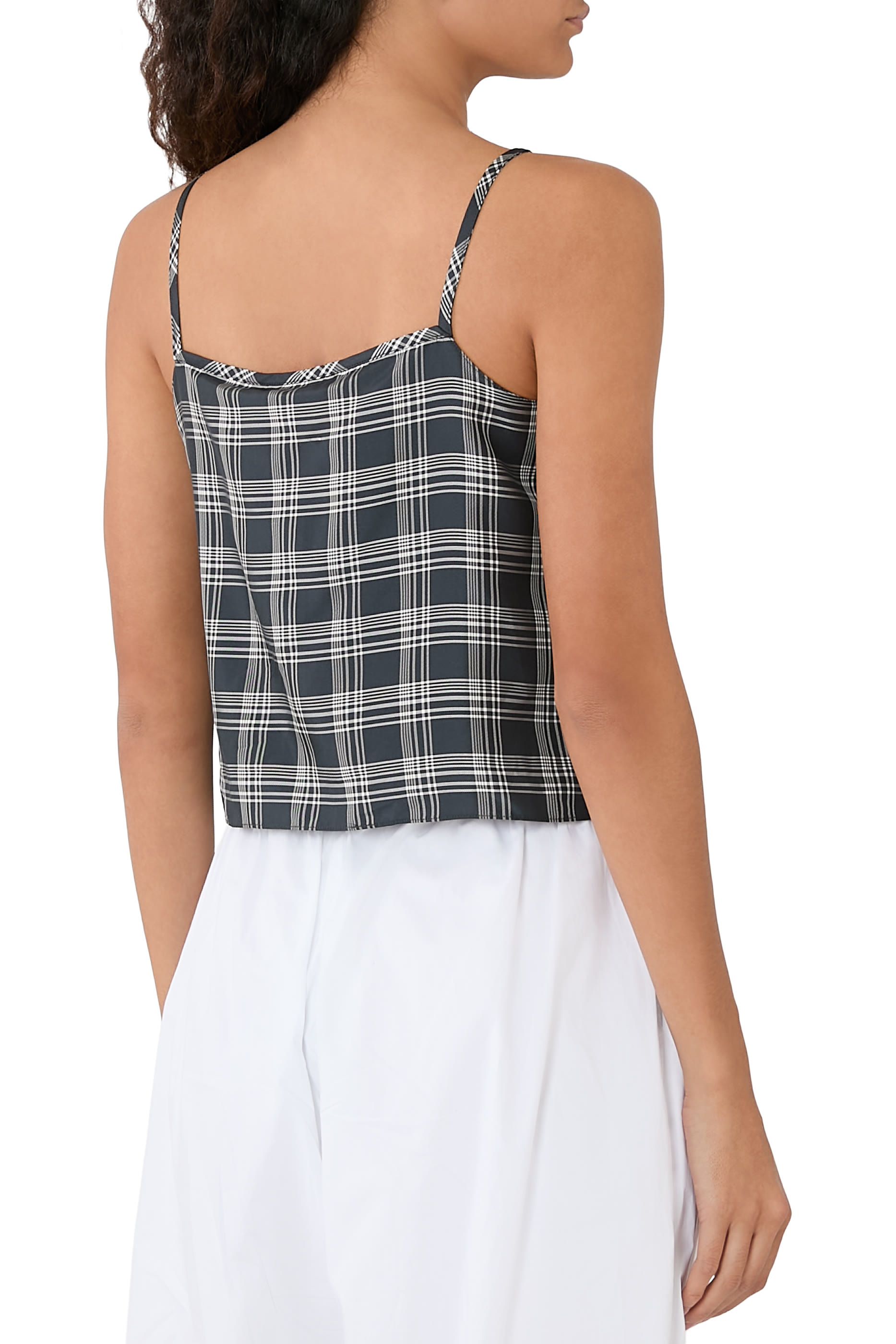 Plaid Strap Top 