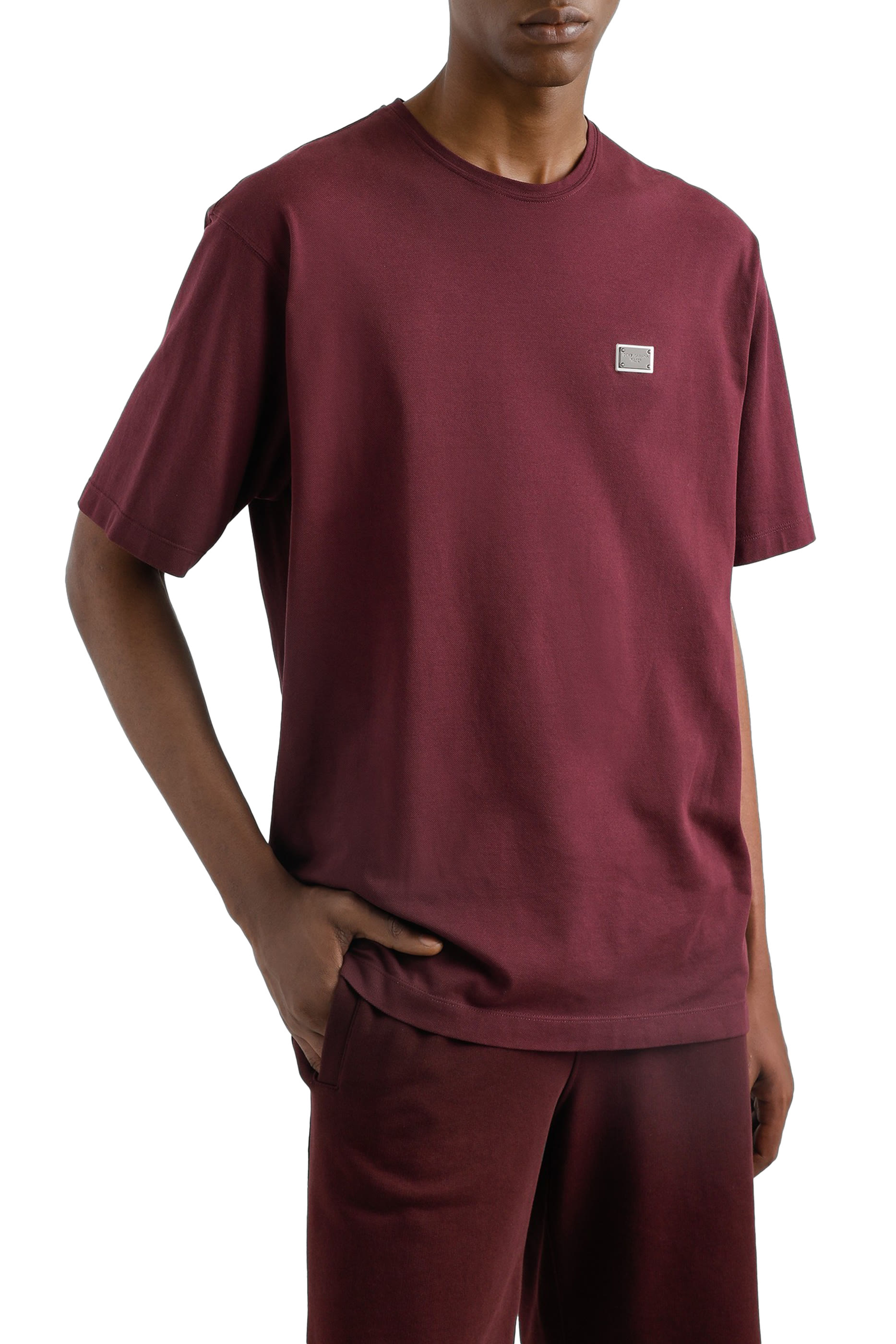 Logo Tag Cotton T-Shirt