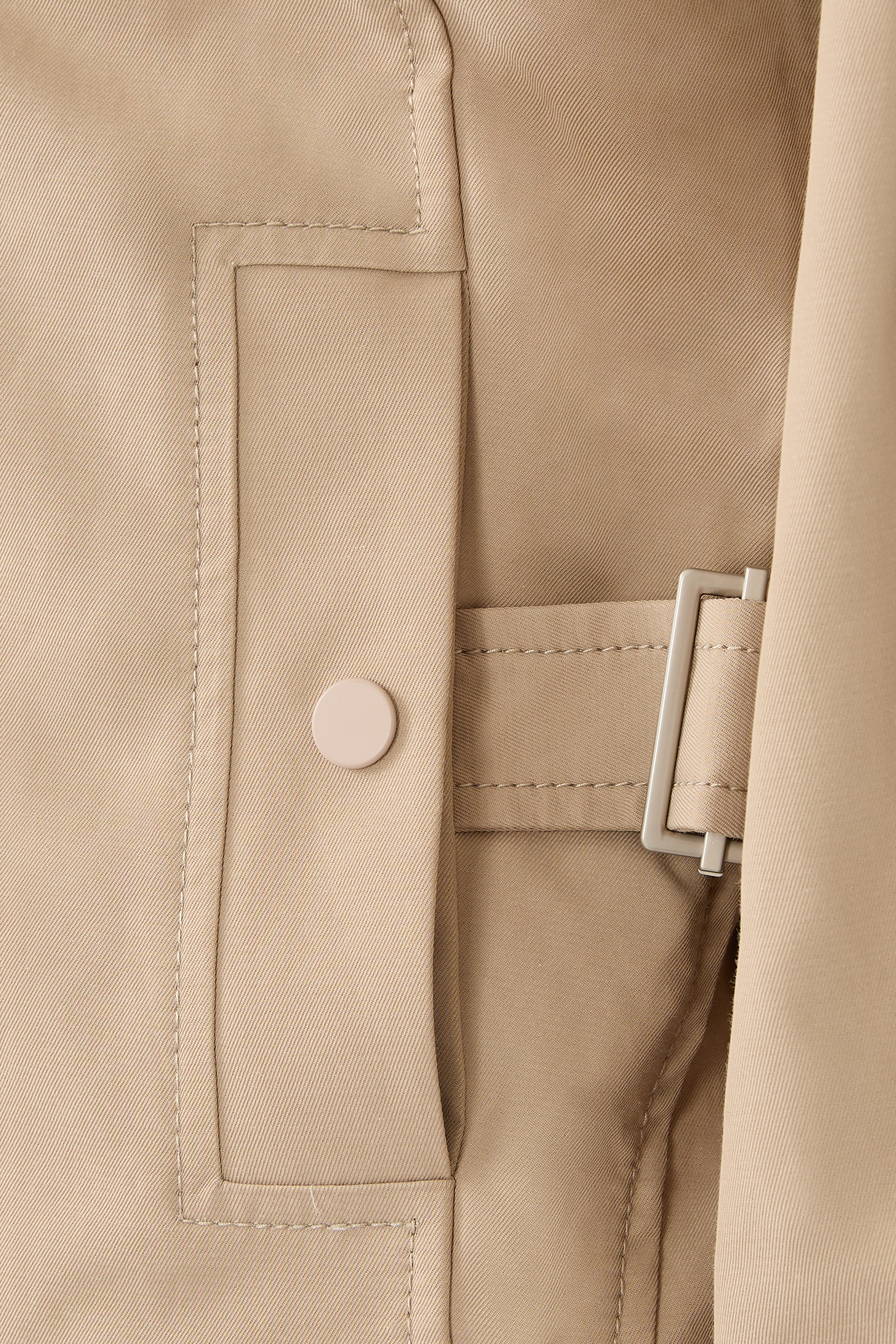 Zip Cocoon Back Bomber Jacket