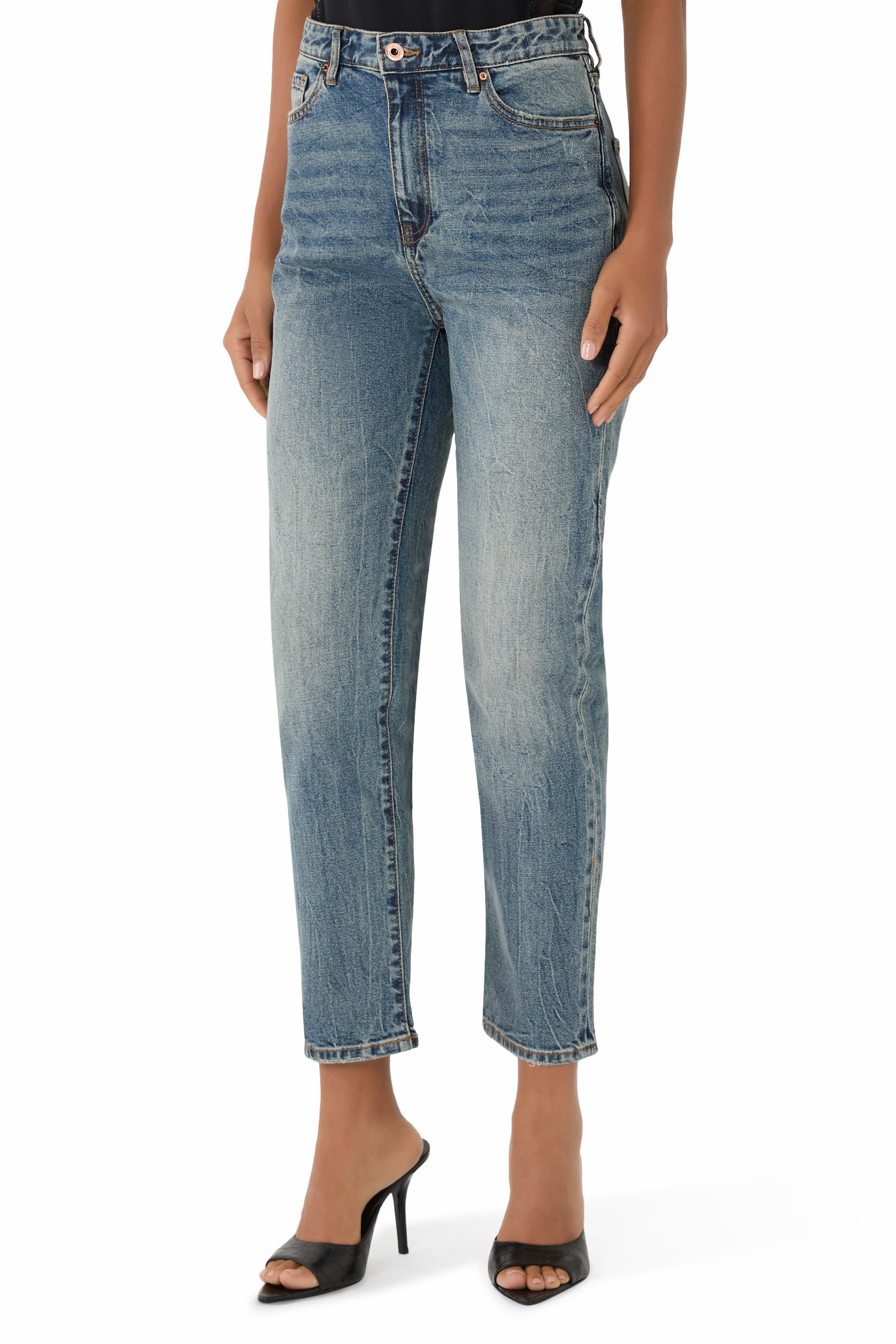 5-Pocket Skinny Denim Pants