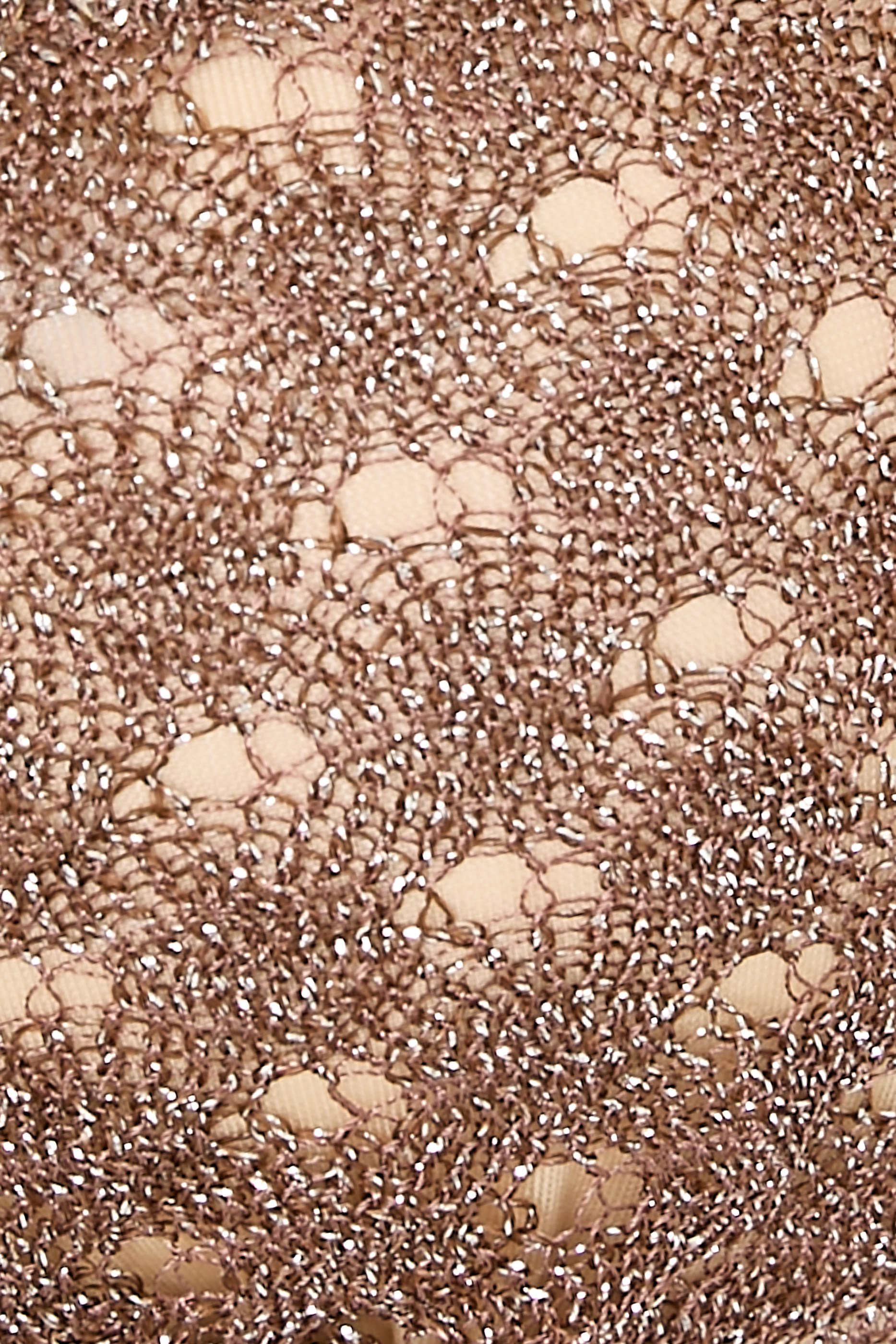 Balconette Lam&eacute; Bikini Set