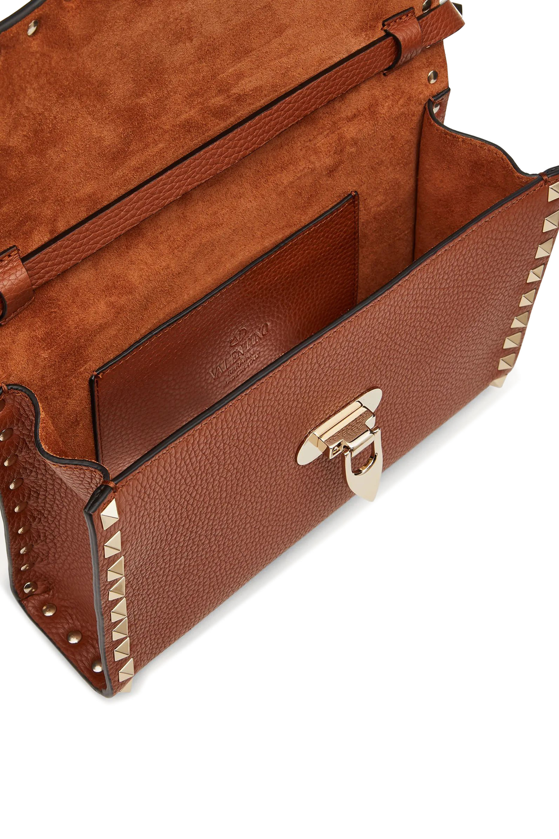  Rockstud Leather Crossbody Bag