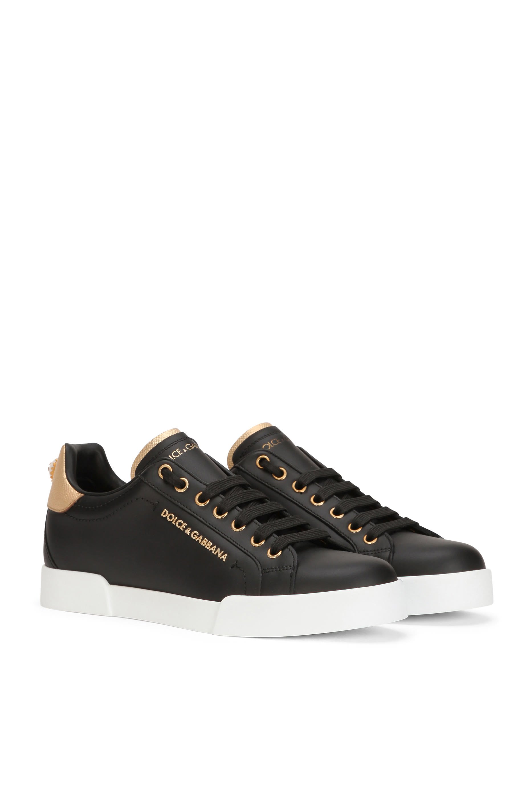 Logo Calfskin Nappa Portofino Sneakers