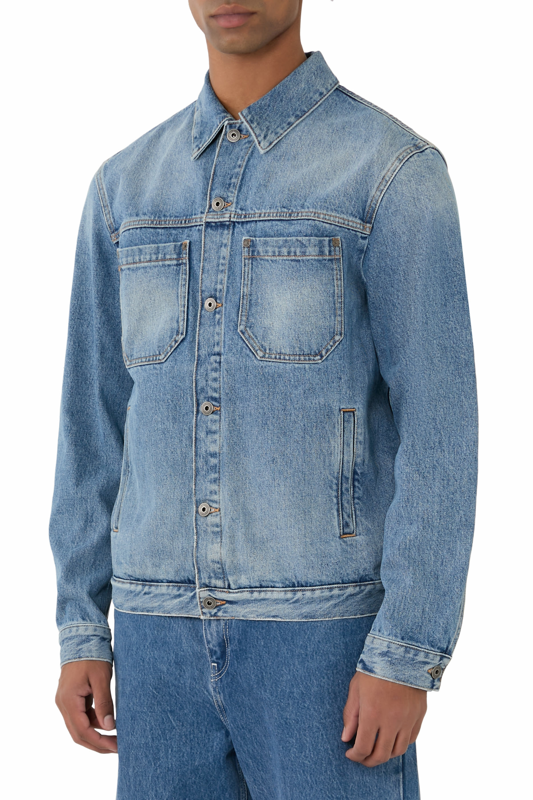 Half Arrow Denim Skate Jacket