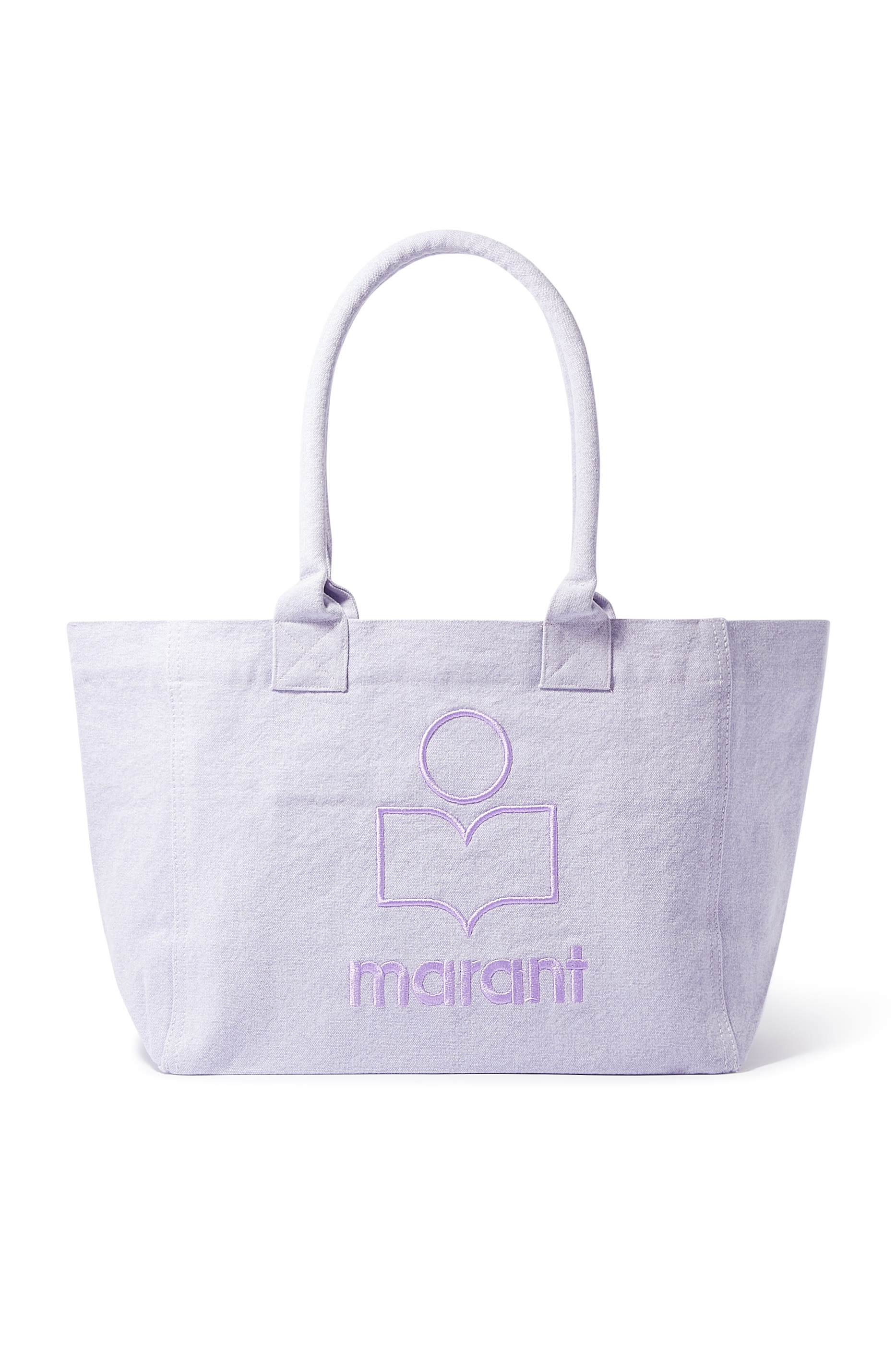 Yenky Zipped Washed Cotton Logo Tote Bag