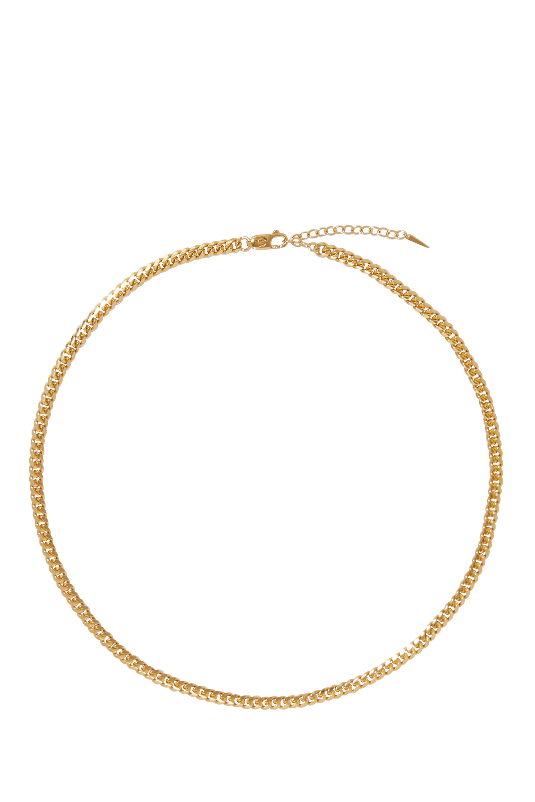 Round Curb Chain Necklace
