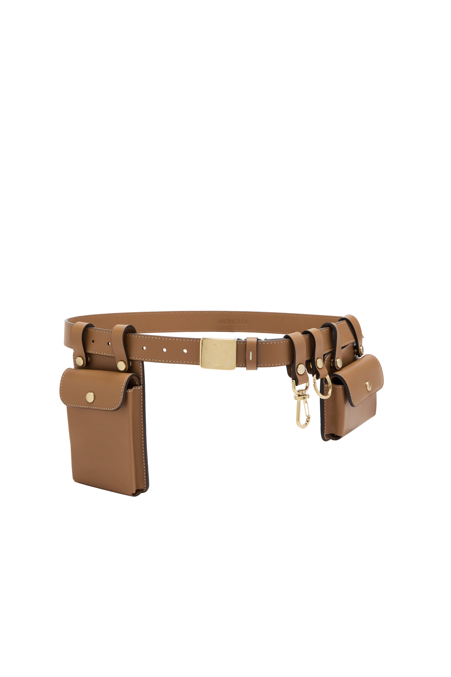 Multipocket Leather Belt