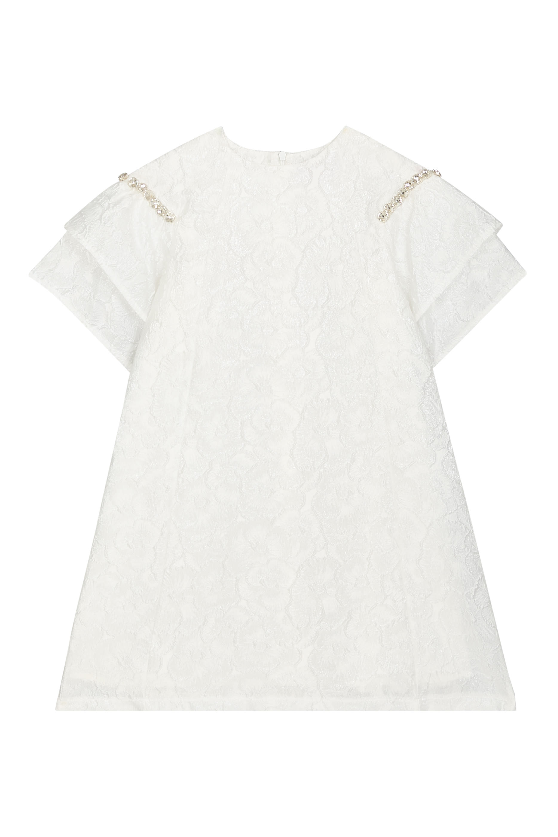  Kids Crystal Embellished Dress 