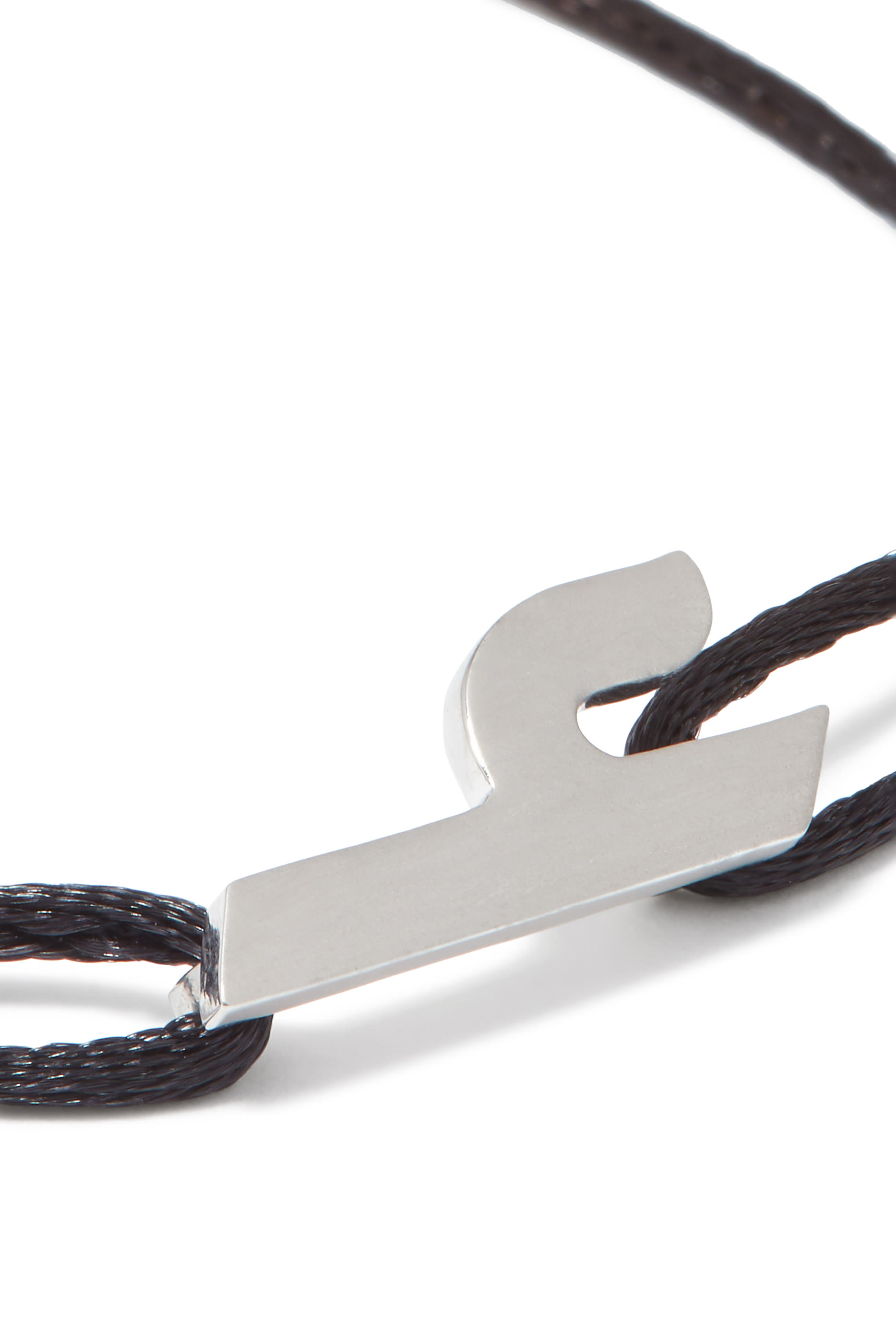 Arabic Letter 'Ein' Bracelet, Sterling Silver